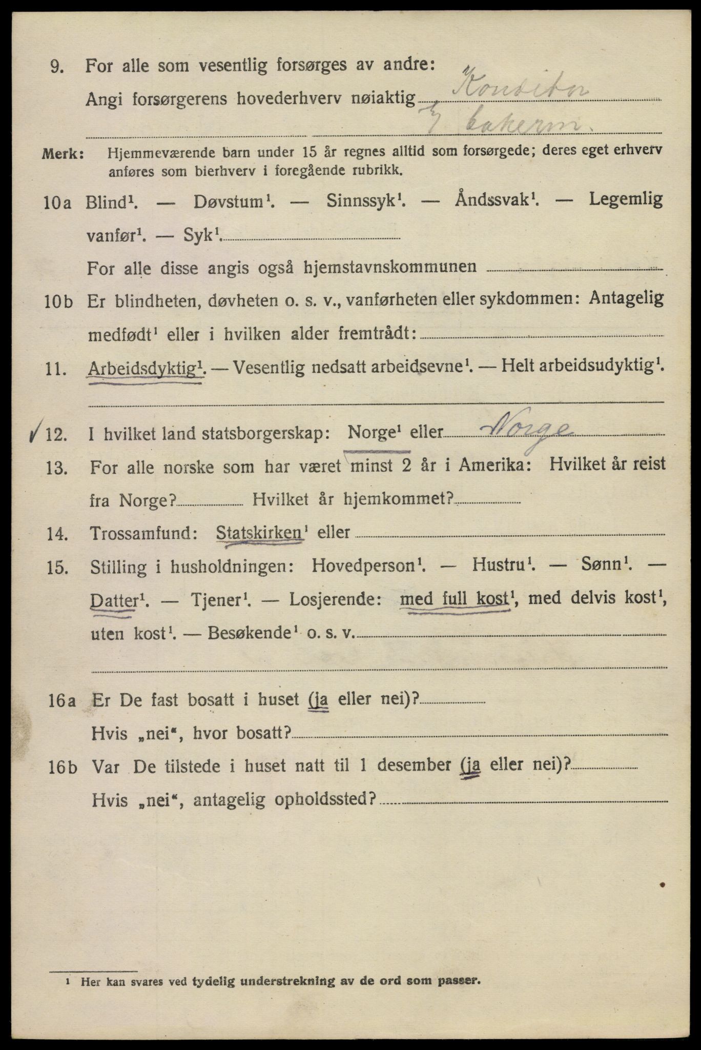 SAO, 1920 census for Kristiania, 1920, p. 355164