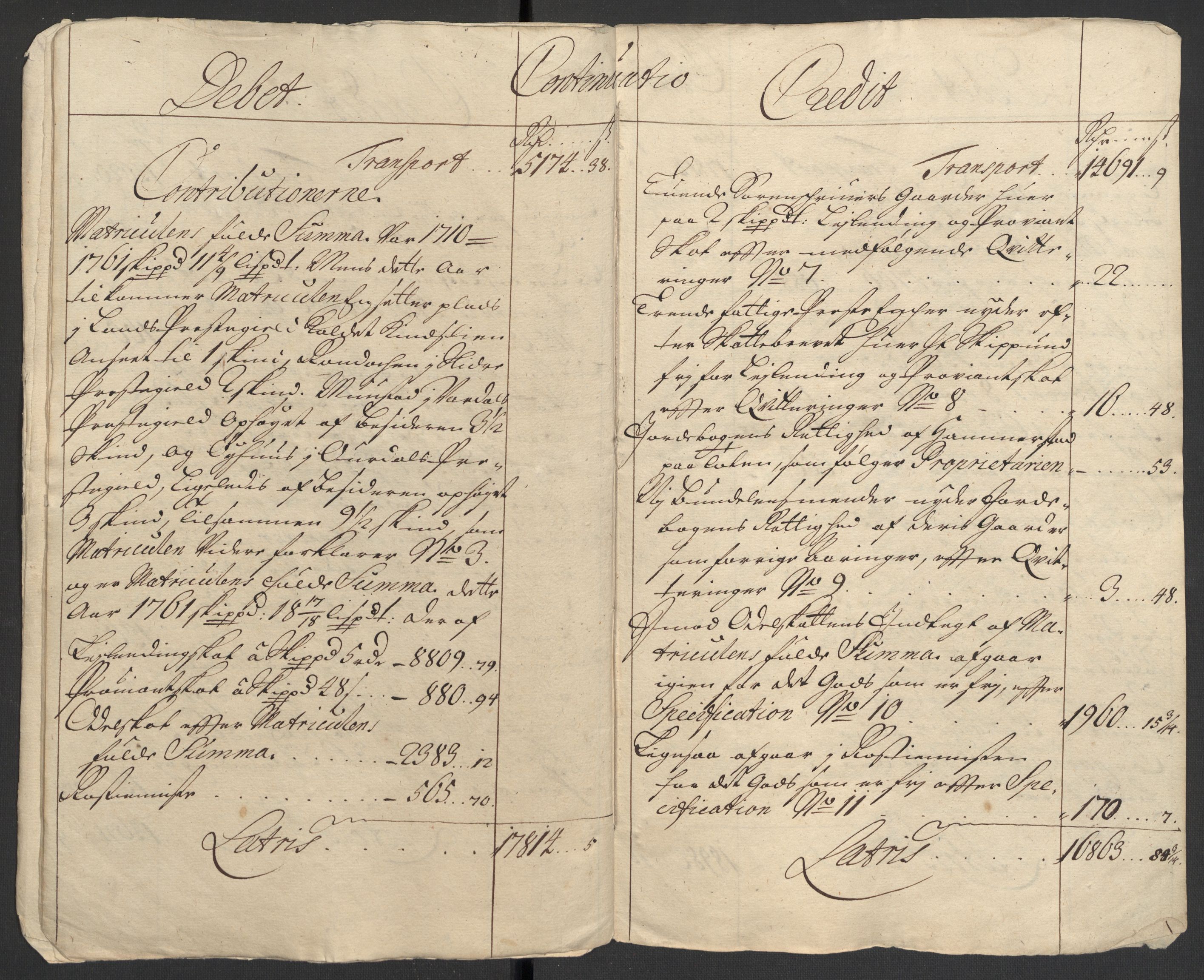 Rentekammeret inntil 1814, Reviderte regnskaper, Fogderegnskap, AV/RA-EA-4092/R18/L1308: Fogderegnskap Hadeland, Toten og Valdres, 1711, p. 11