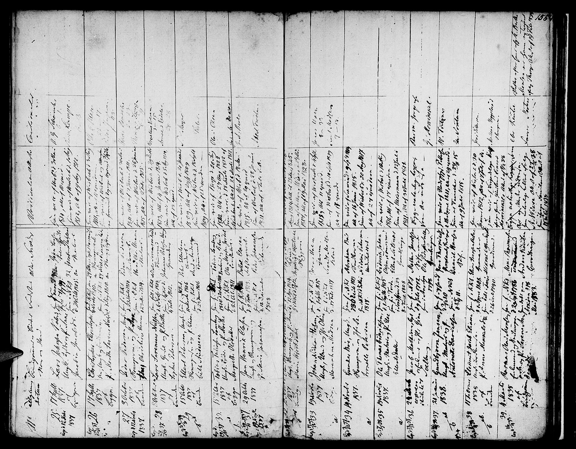 Nykirken Sokneprestembete, SAB/A-77101/H/Hab: Parish register (copy) no. A 2, 1782-1847, p. 155