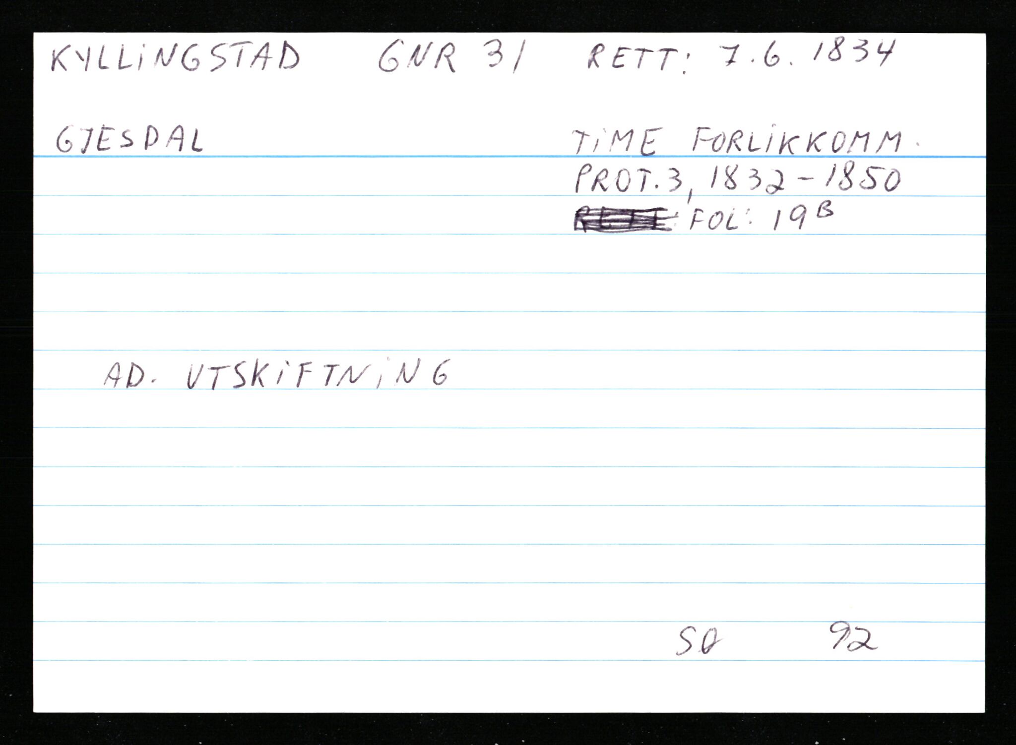 Statsarkivet i Stavanger, AV/SAST-A-101971/03/Y/Ym/L0033: Åstedskort sortert etter gårdsnavn: Kvelland - Lagestranden, 1600-1950, p. 479