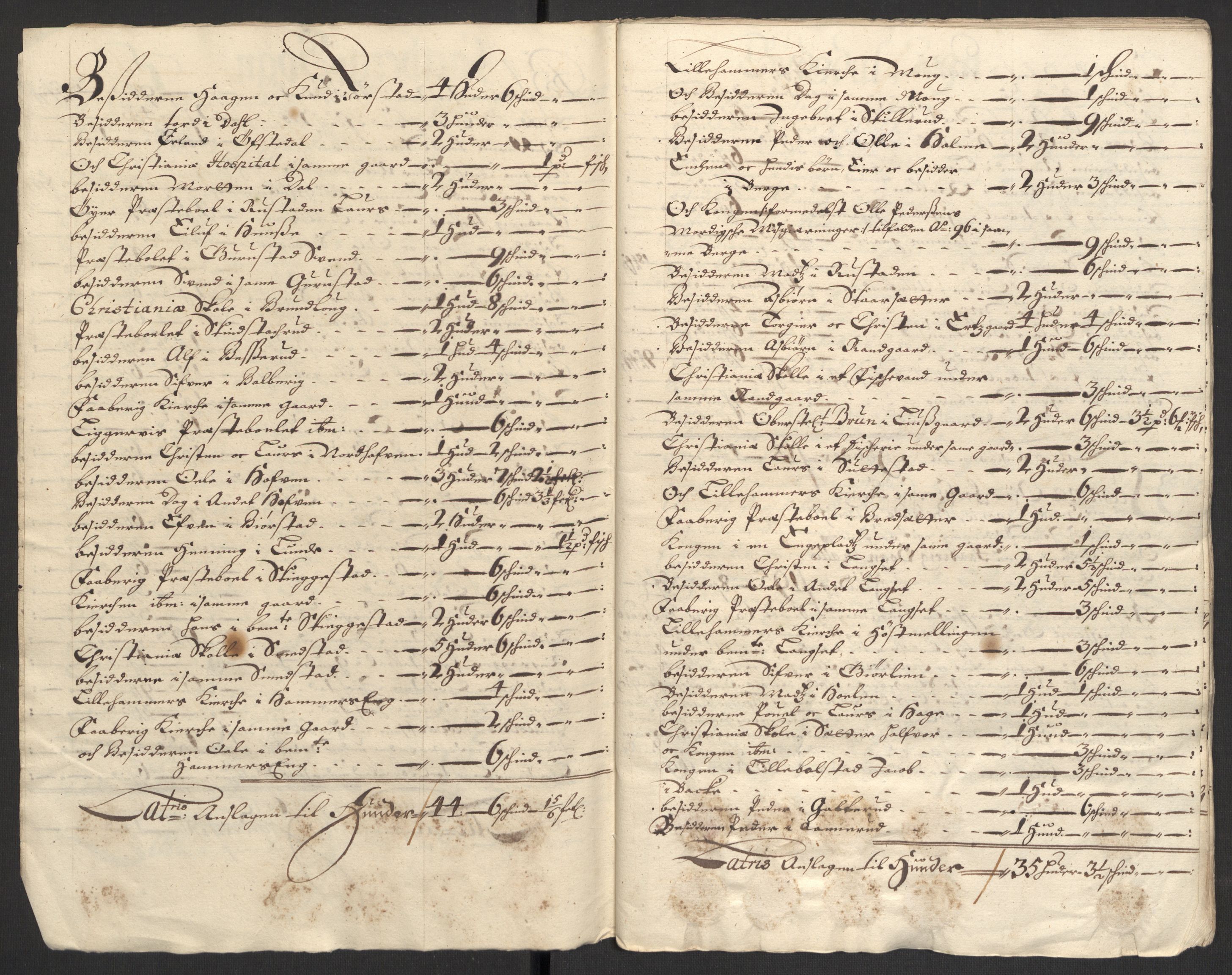 Rentekammeret inntil 1814, Reviderte regnskaper, Fogderegnskap, RA/EA-4092/R17/L1170: Fogderegnskap Gudbrandsdal, 1696-1697, p. 328