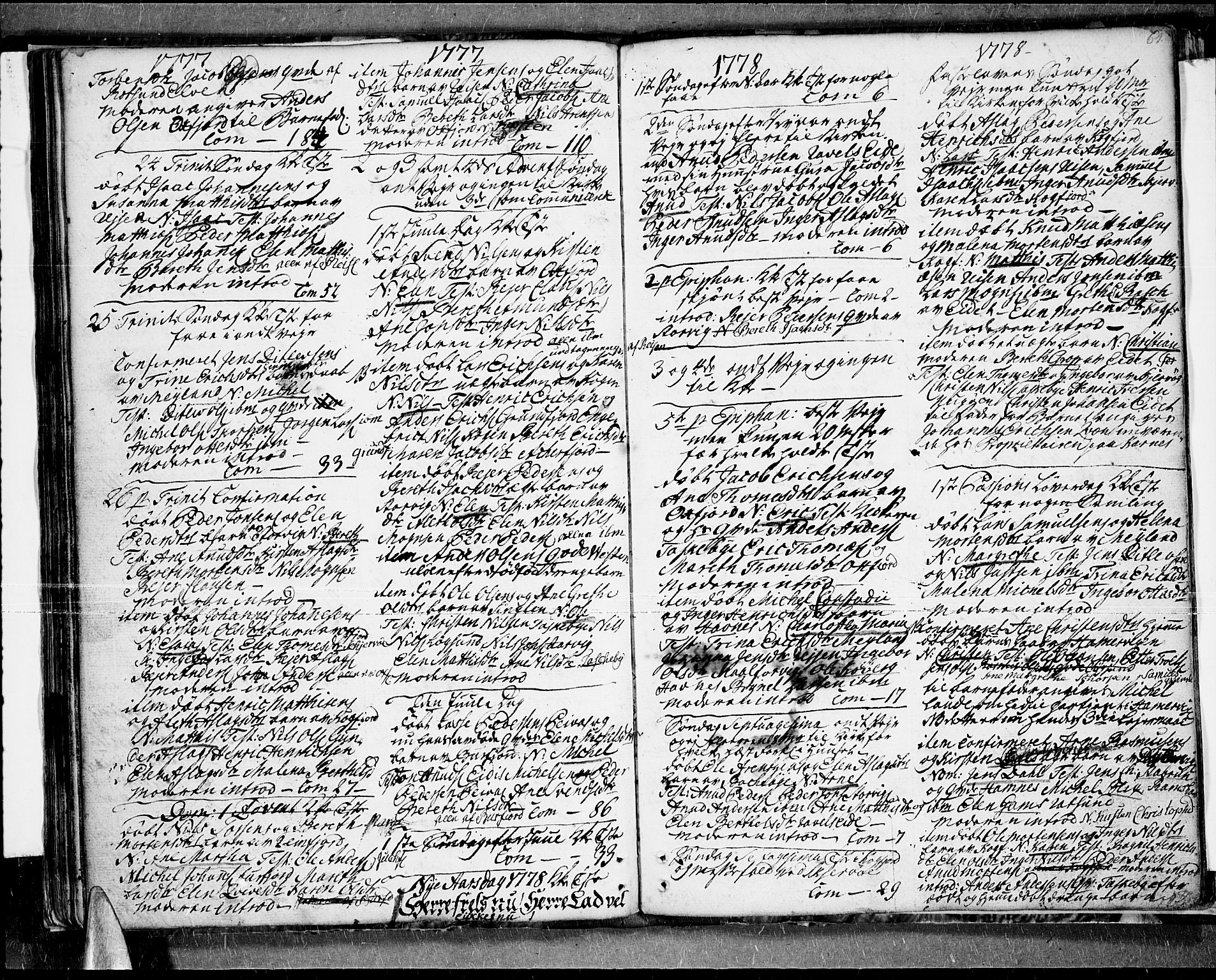 Skjervøy sokneprestkontor, SATØ/S-1300/H/Ha/Haa/L0001kirke: Parish register (official) no. 1, 1748-1780, p. 64