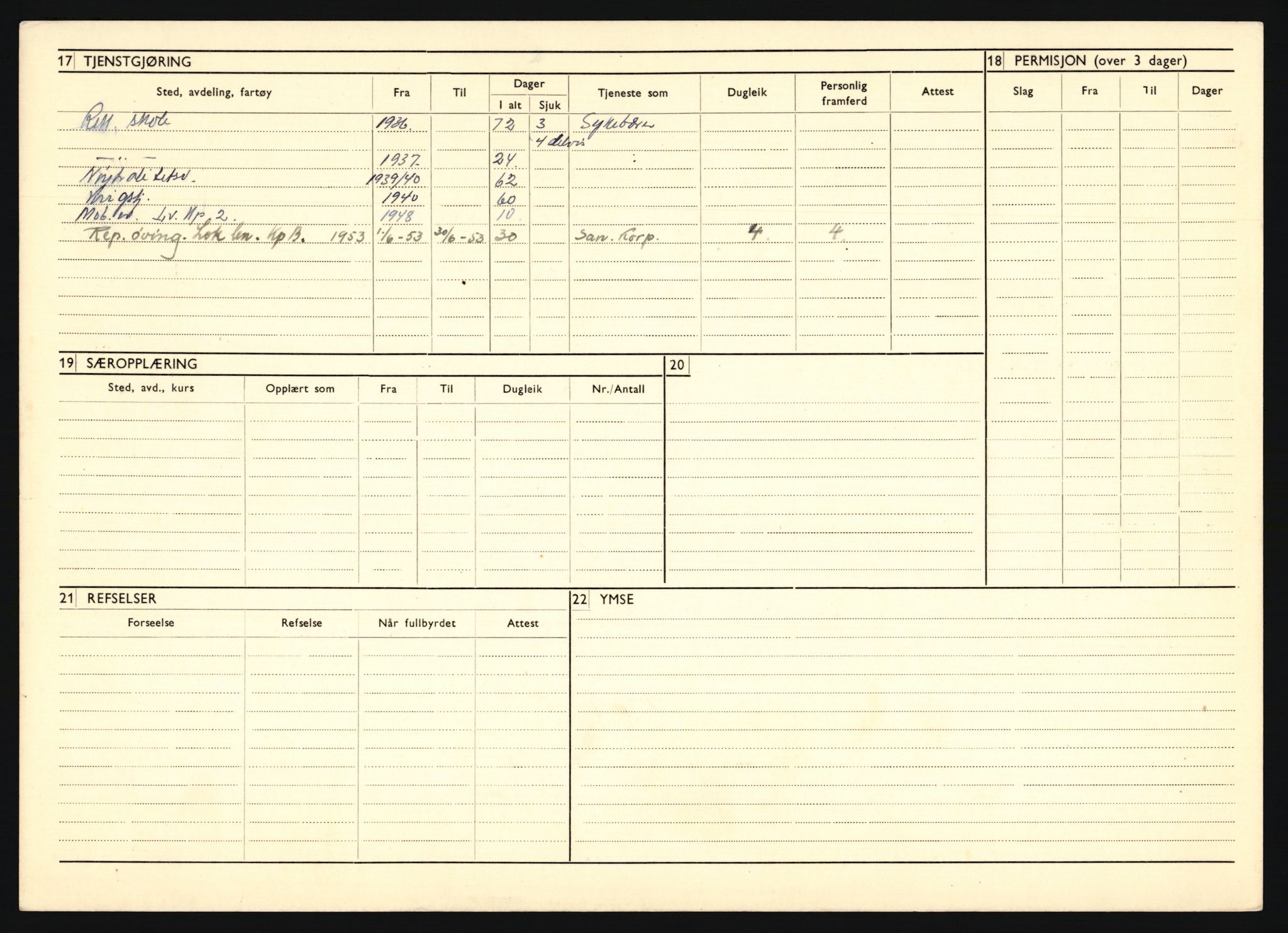 Forsvaret, Troms infanteriregiment nr. 16, AV/RA-RAFA-3146/P/Pa/L0019: Rulleblad for regimentets menige mannskaper, årsklasse 1935, 1935, p. 234