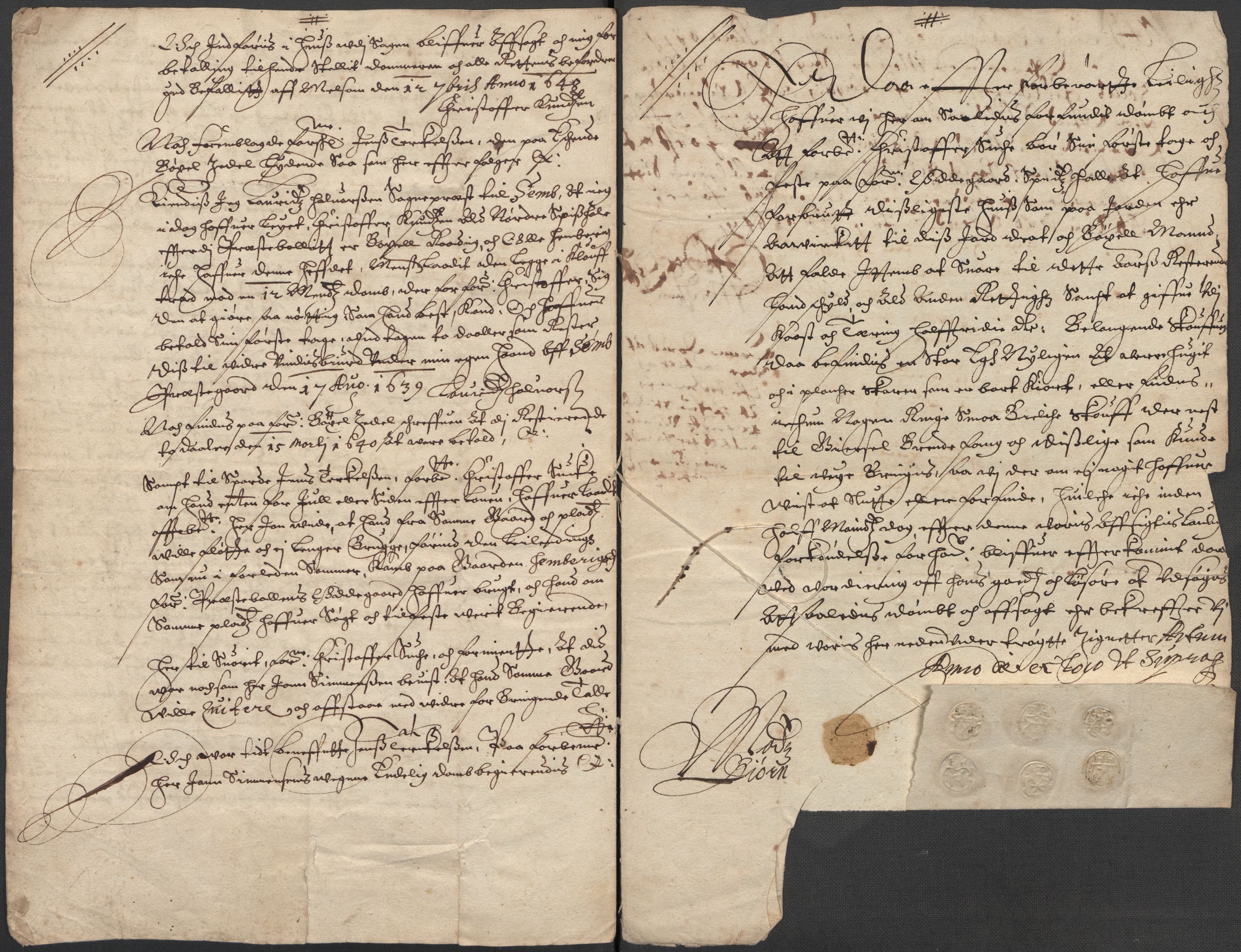 Riksarkivets diplomsamling, AV/RA-EA-5965/F15/L0024: Prestearkiv - Vestfold, 1619-1681, p. 118