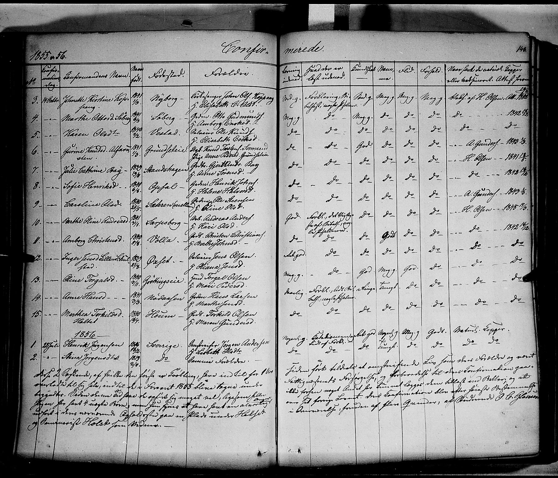 Elverum prestekontor, AV/SAH-PREST-044/H/Ha/Haa/L0009: Parish register (official) no. 9, 1843-1856, p. 148