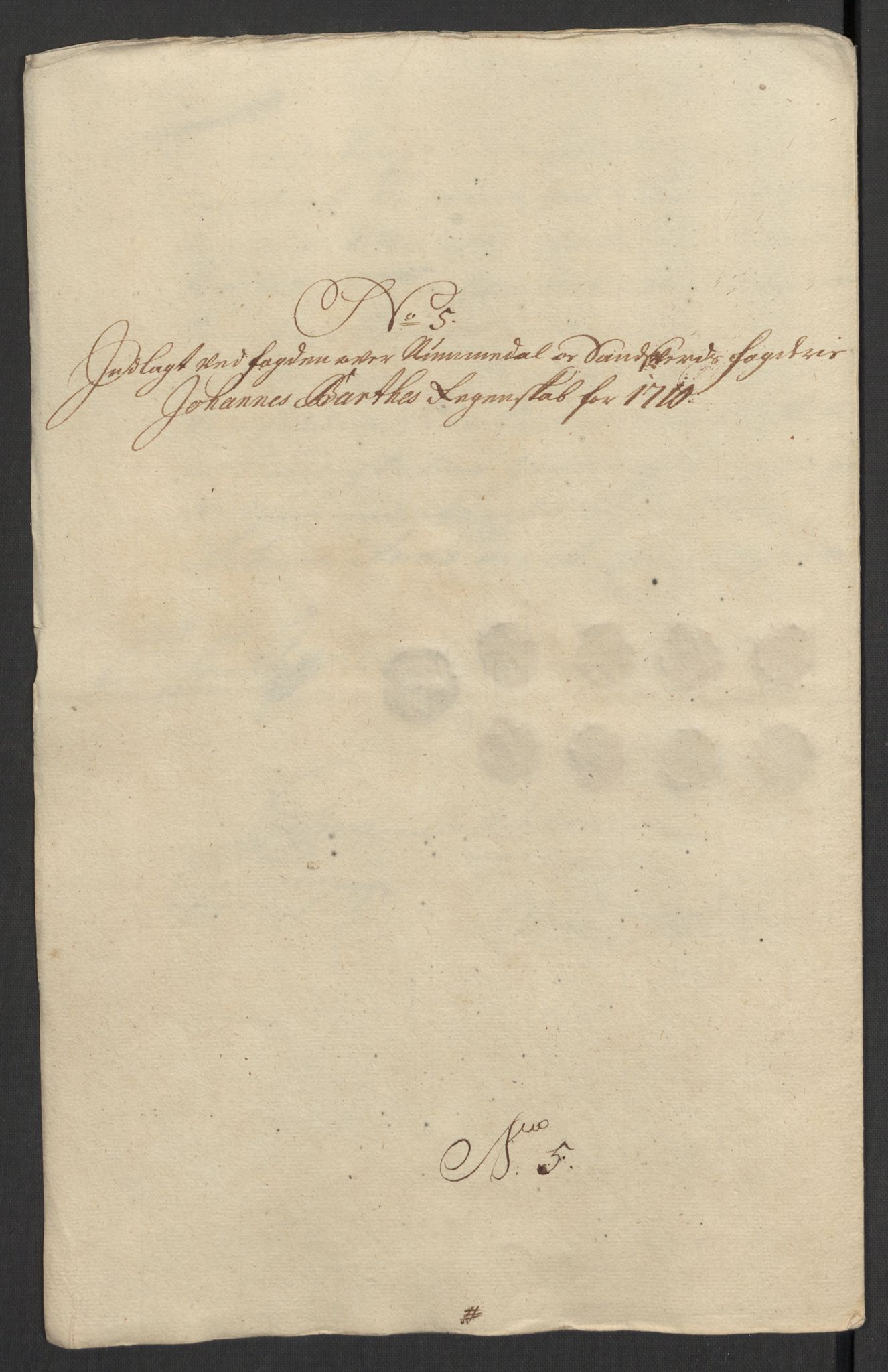 Rentekammeret inntil 1814, Reviderte regnskaper, Fogderegnskap, AV/RA-EA-4092/R24/L1585: Fogderegnskap Numedal og Sandsvær, 1709-1710, p. 185