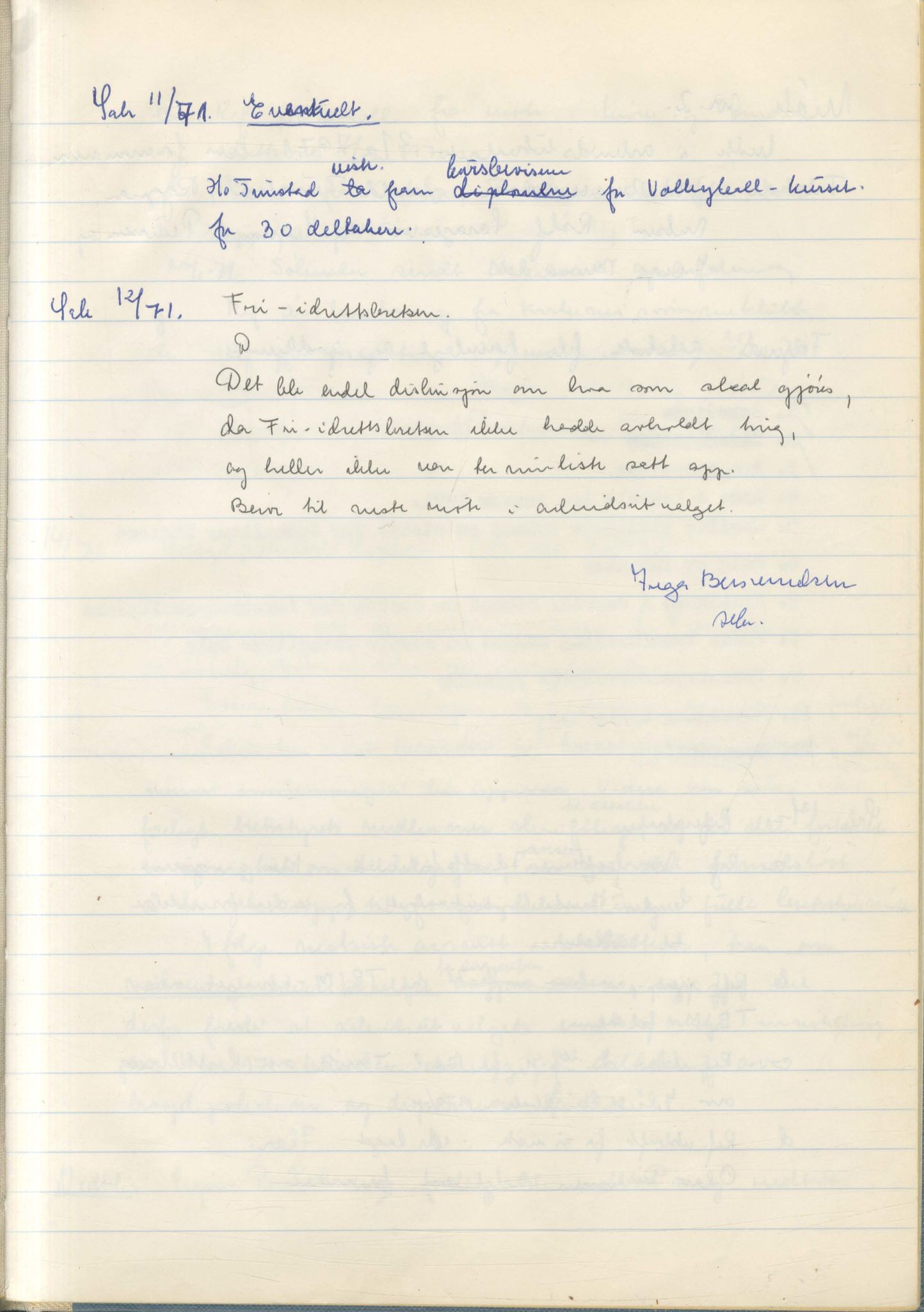 Aust-Finnmark Idrettskrets , FMFB/A-1041/A/L0007: Møteprotokoll for arbeidsutvalg, 1963-1971, p. 270