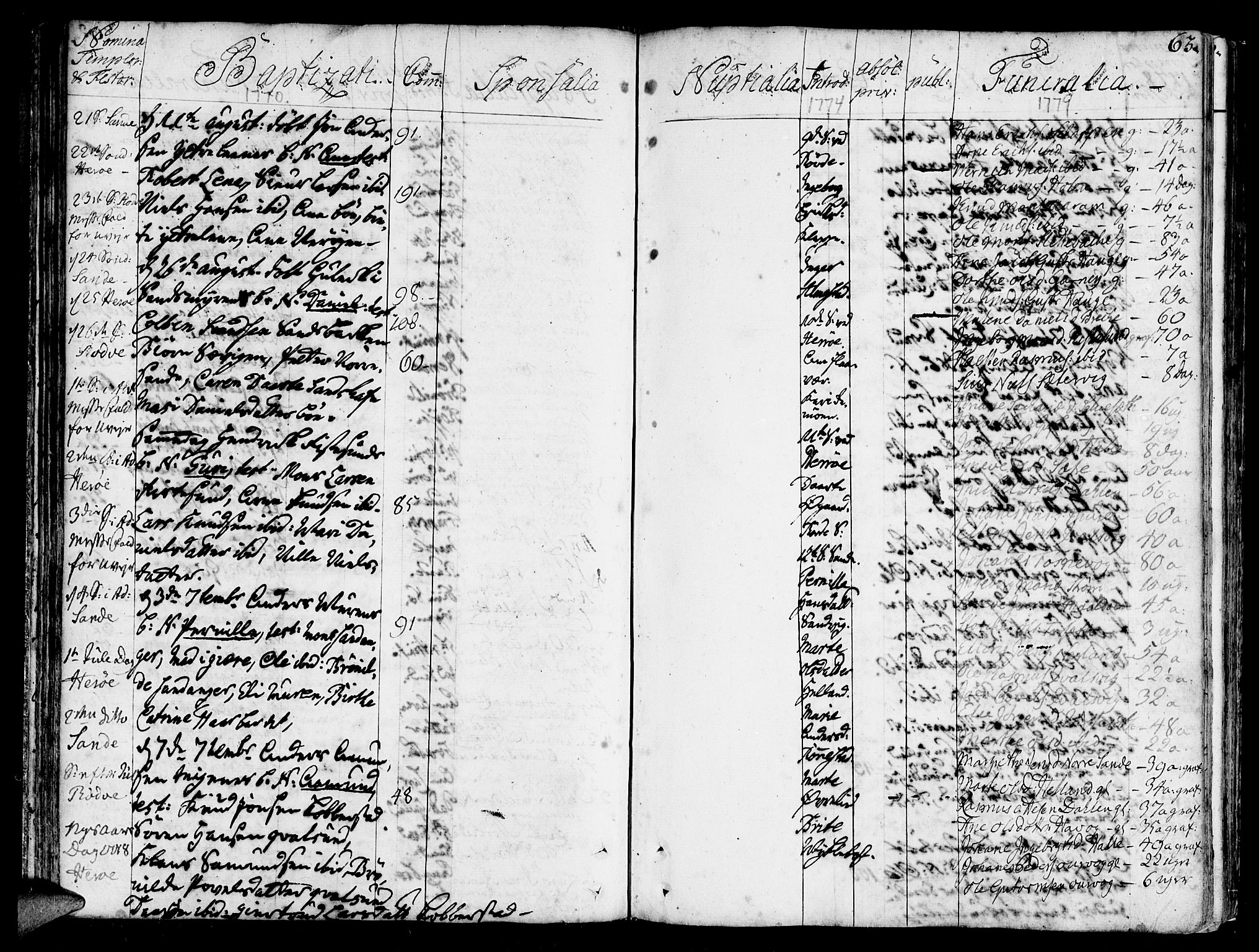 Ministerialprotokoller, klokkerbøker og fødselsregistre - Møre og Romsdal, SAT/A-1454/507/L0067: Parish register (official) no. 507A02, 1767-1788, p. 63