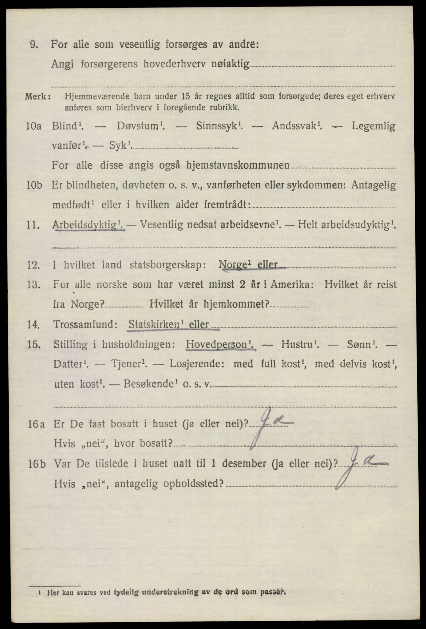 SAKO, 1920 census for Eidanger, 1920, p. 5911