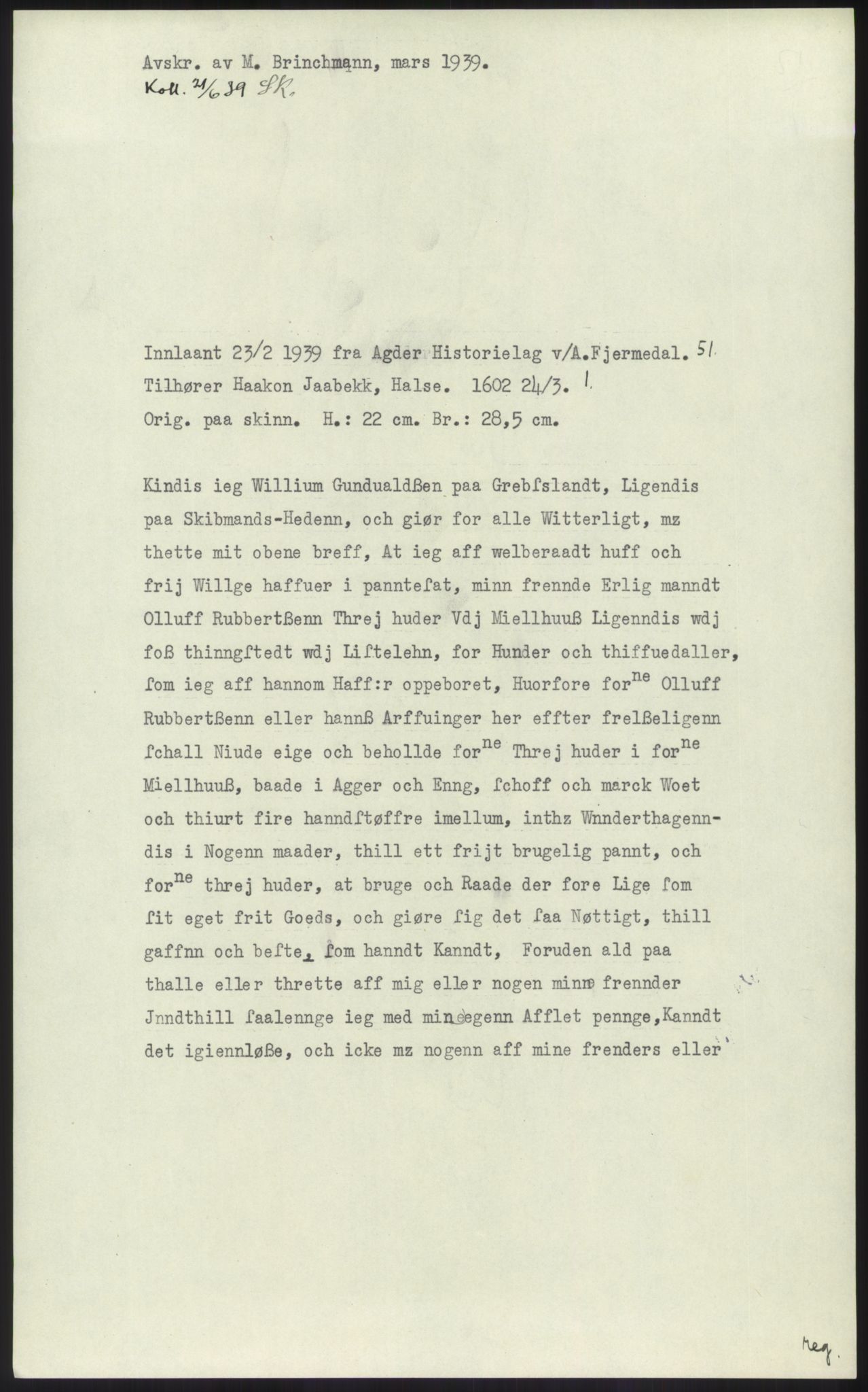 Samlinger til kildeutgivelse, Diplomavskriftsamlingen, RA/EA-4053/H/Ha, p. 1816