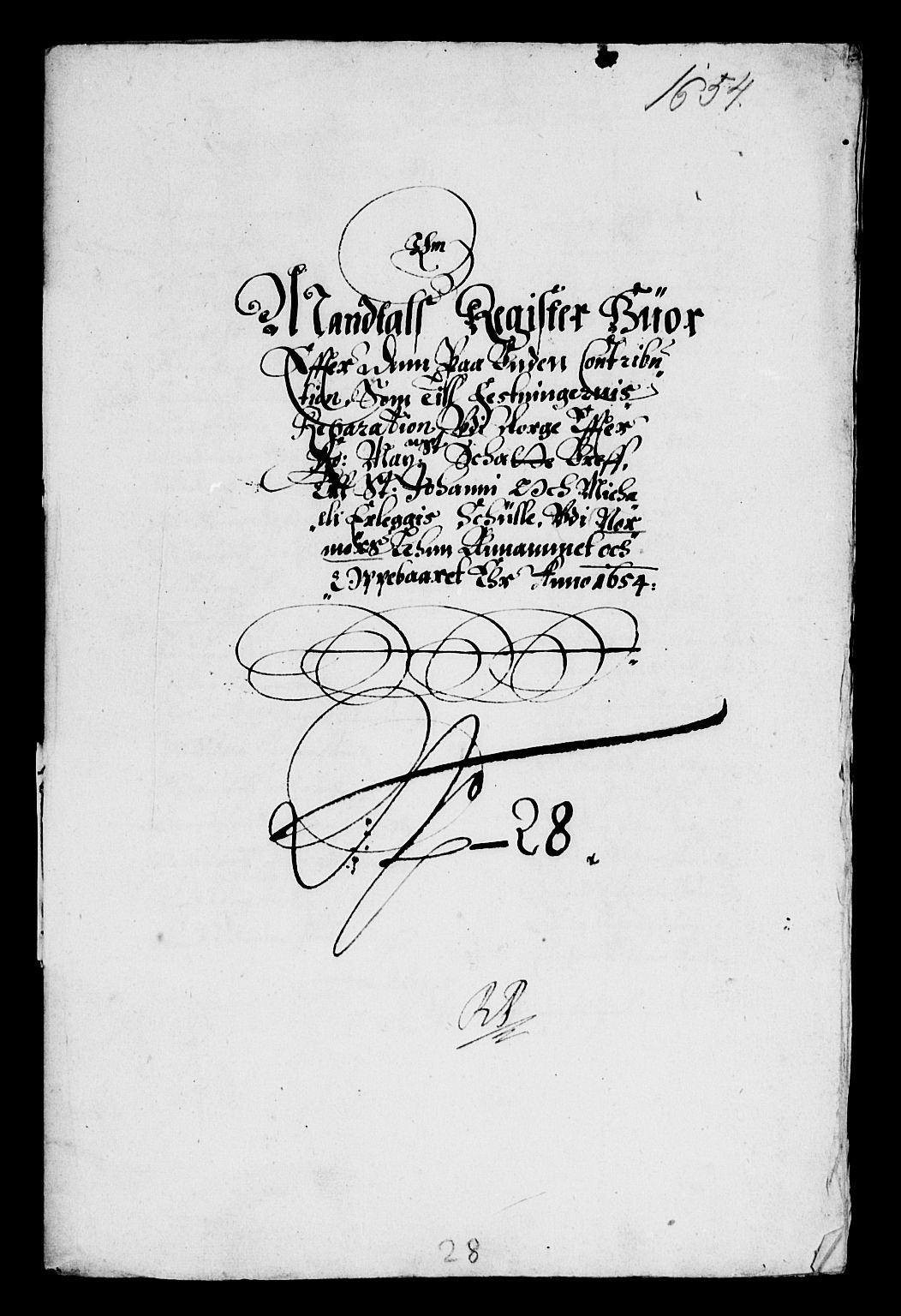 Rentekammeret inntil 1814, Reviderte regnskaper, Lensregnskaper, RA/EA-5023/R/Rb/Rbw/L0118: Trondheim len, 1654-1655