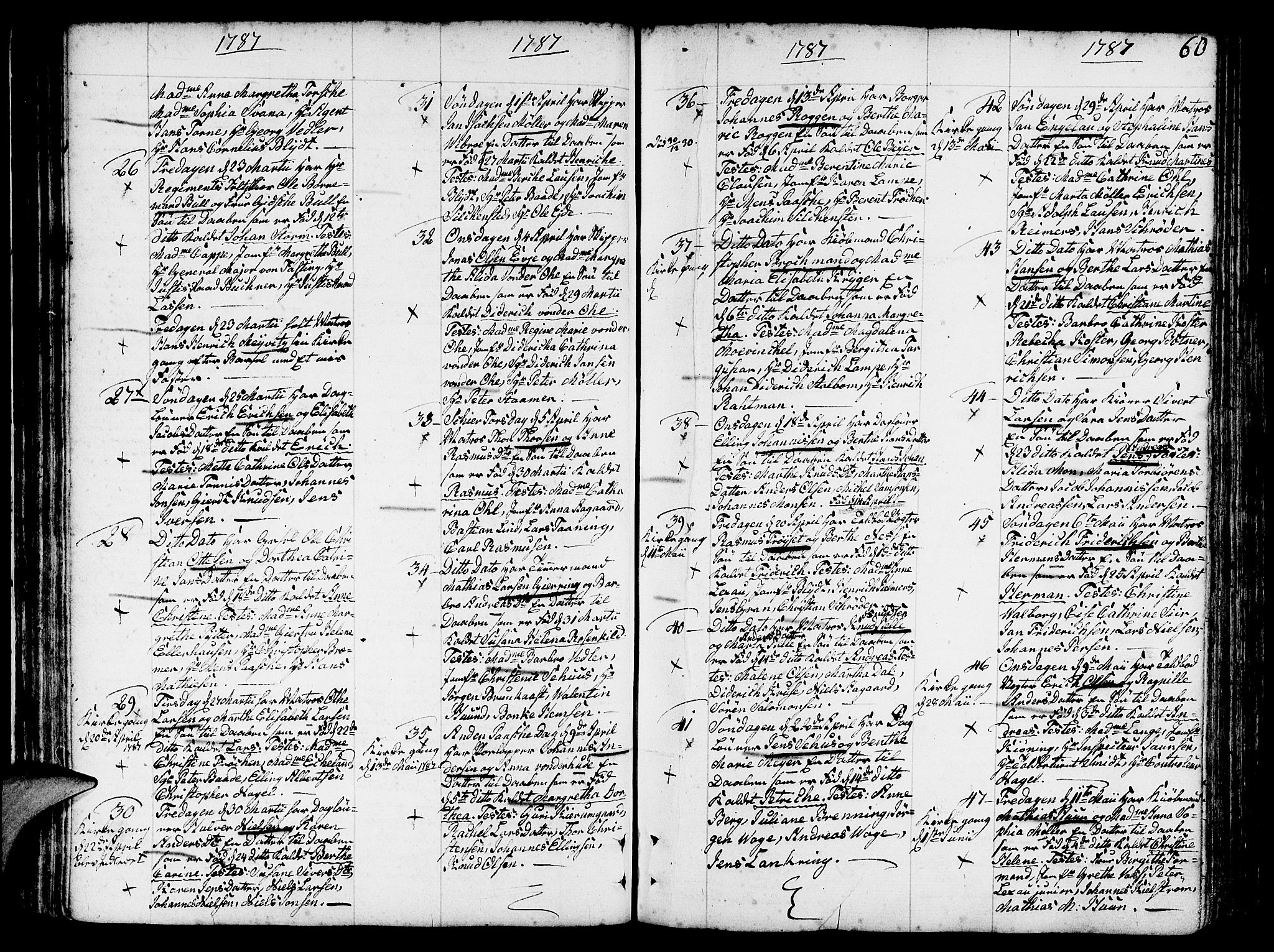 Nykirken Sokneprestembete, AV/SAB-A-77101/H/Haa/L0005: Parish register (official) no. A 5, 1775-1808, p. 60