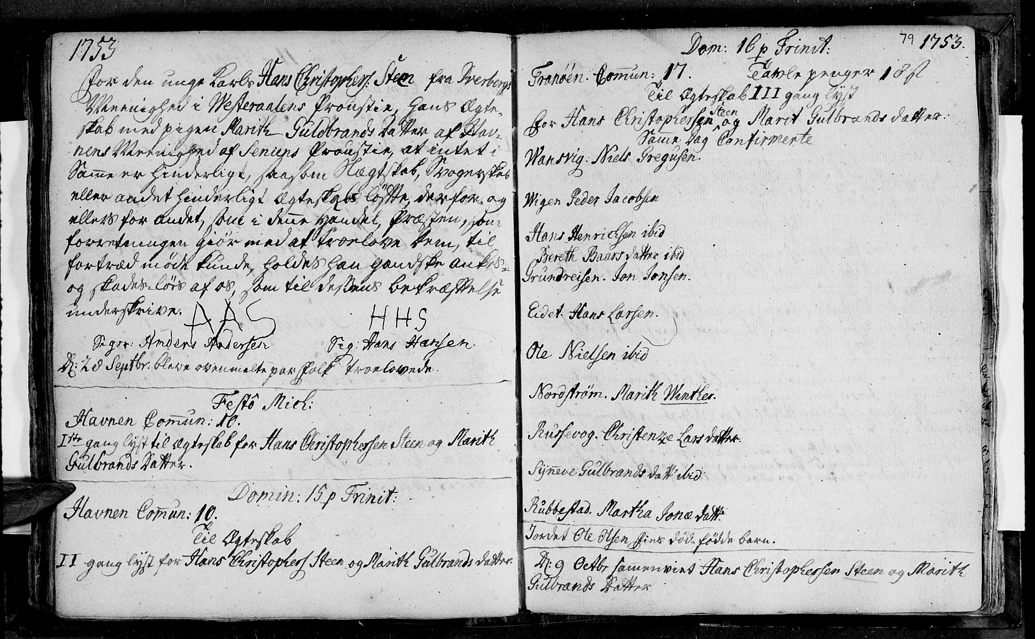 Ibestad sokneprestembete, SATØ/S-0077/H/Ha/Haa/L0001kirke: Parish register (official) no. 1, 1744-1757, p. 79