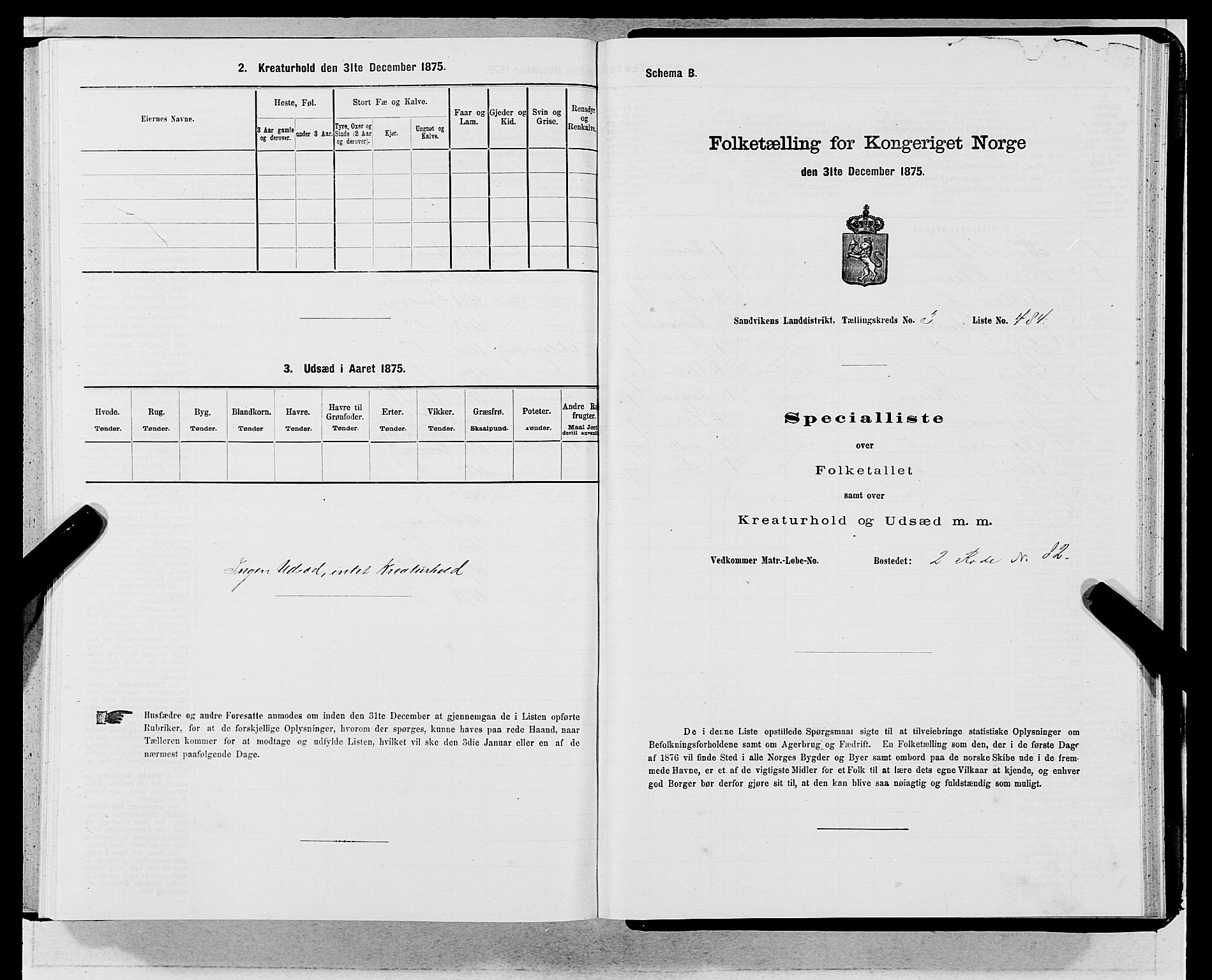 SAB, 1875 census for 1281L Bergen landdistrikt/Domkirken and Sandviken, 1875, p. 337