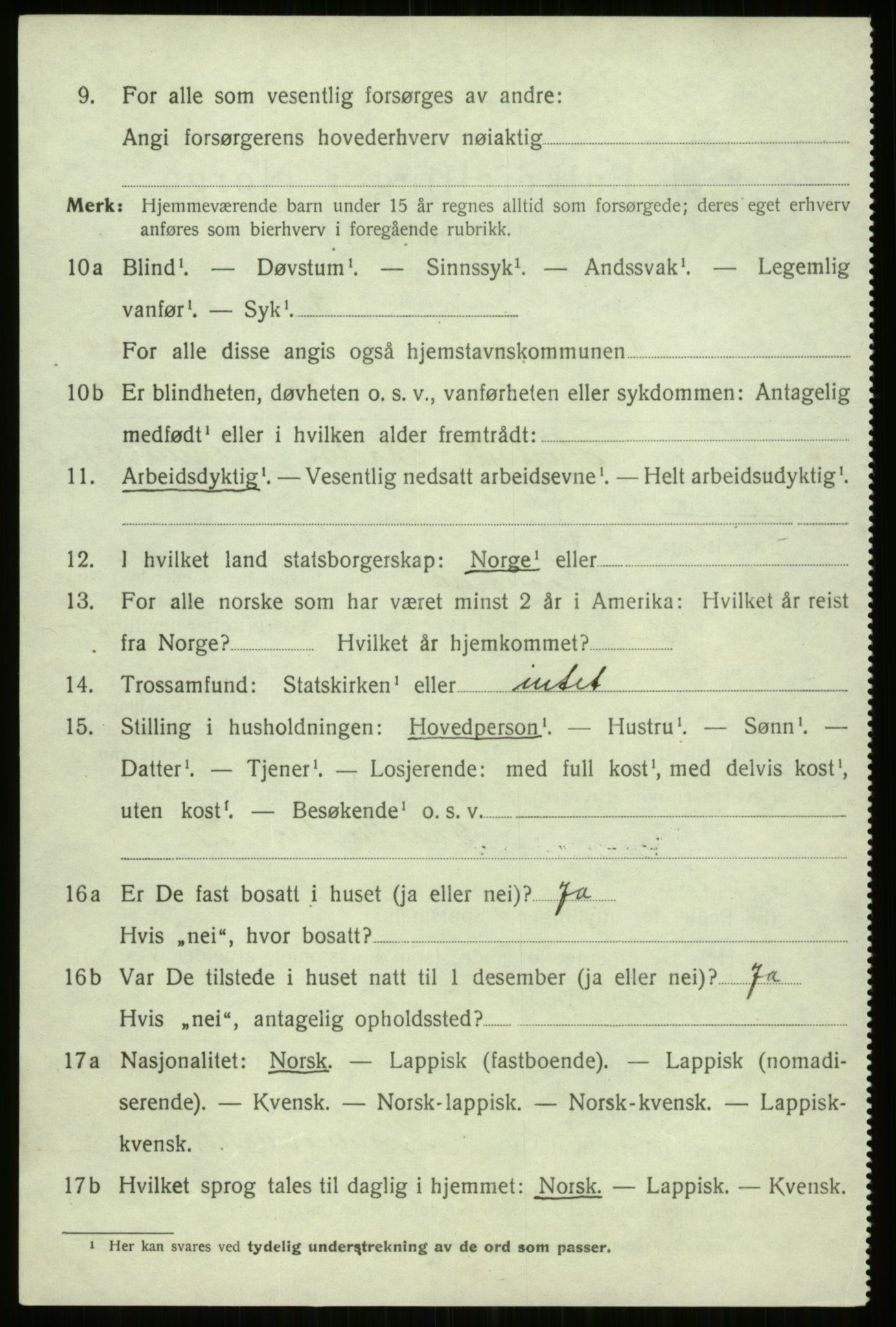 SATØ, 1920 census for Trondenes, 1920, p. 17979