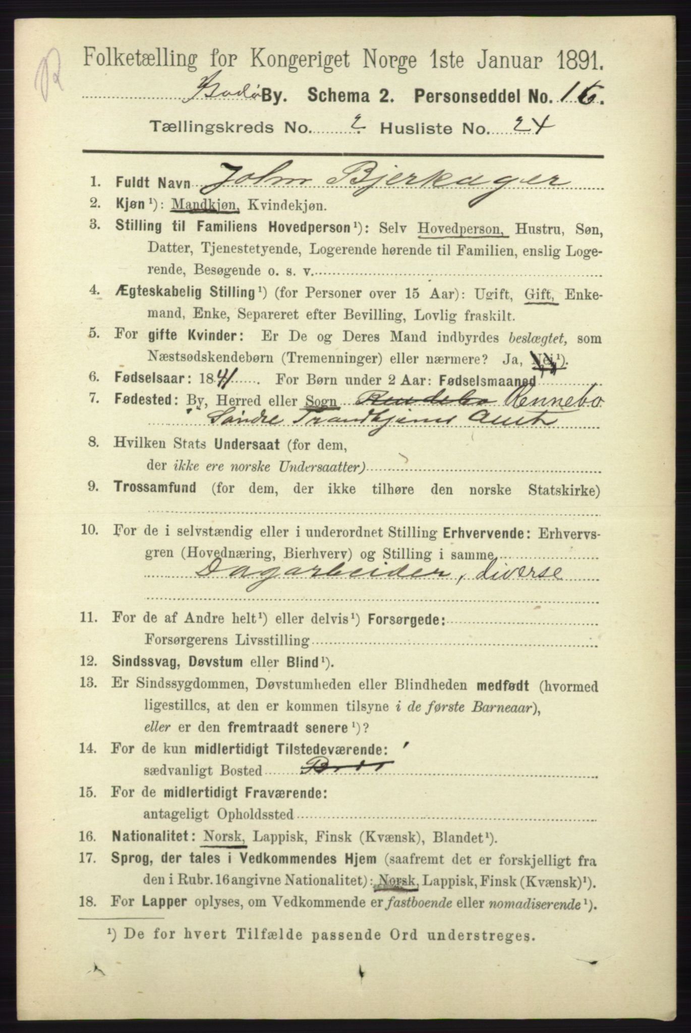 RA, 1891 census for 1804 Bodø, 1891, p. 1341