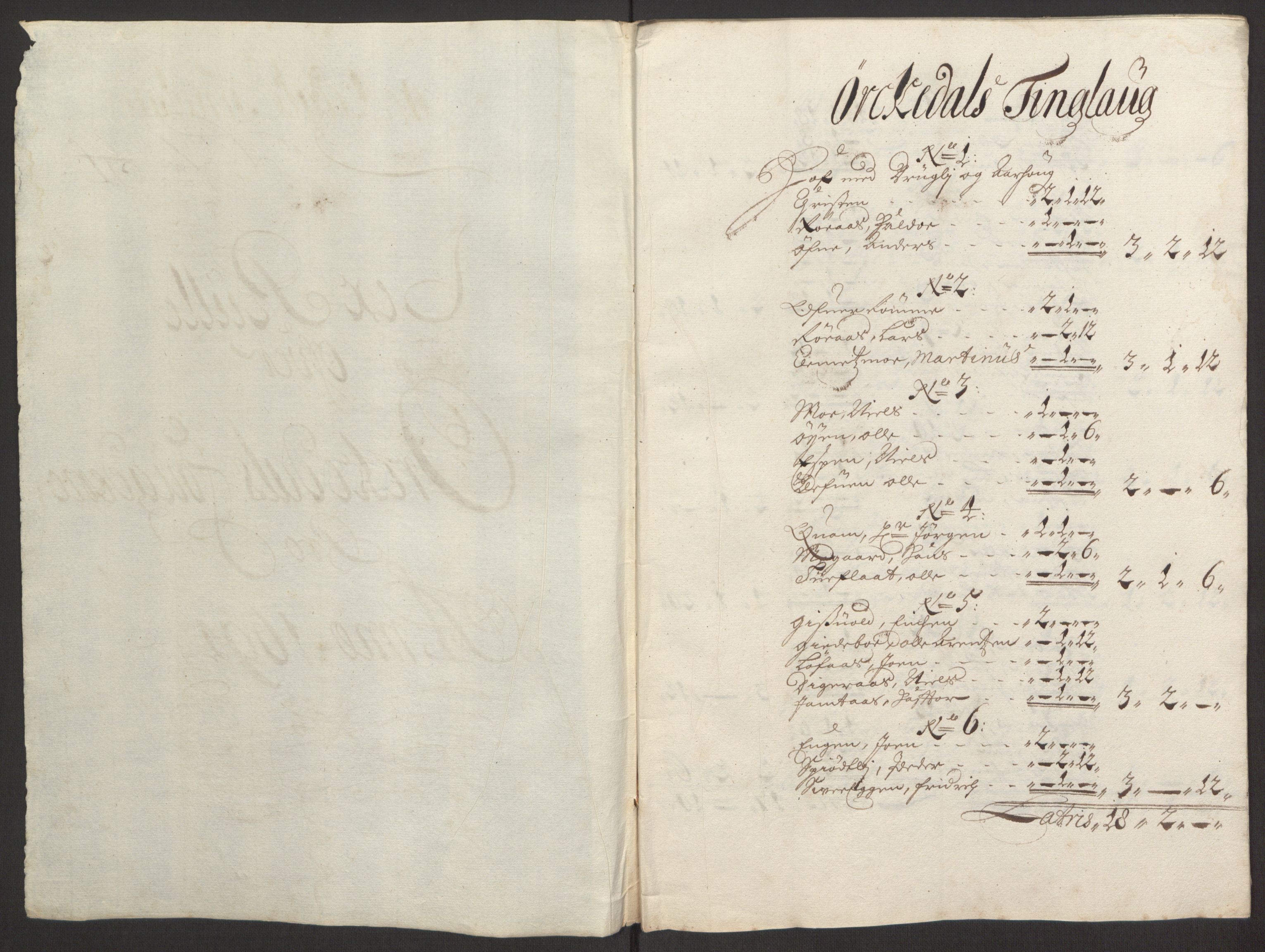 Rentekammeret inntil 1814, Reviderte regnskaper, Fogderegnskap, RA/EA-4092/R60/L3944: Fogderegnskap Orkdal og Gauldal, 1694, p. 106