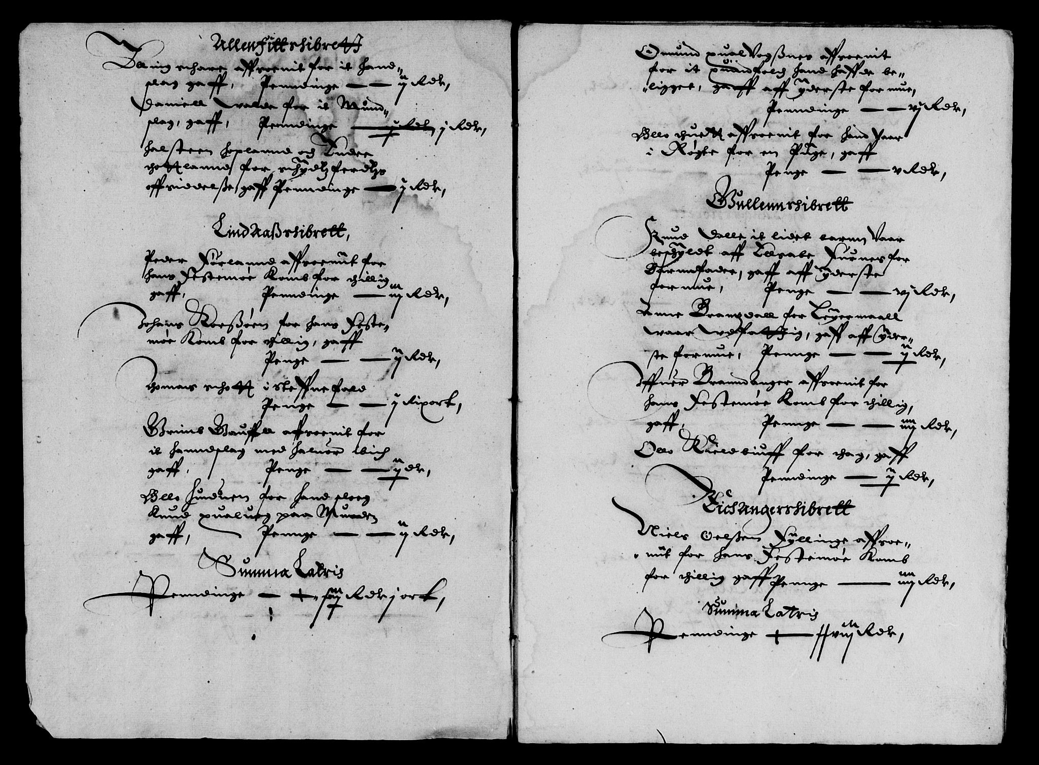Rentekammeret inntil 1814, Reviderte regnskaper, Lensregnskaper, AV/RA-EA-5023/R/Rb/Rbt/L0069: Bergenhus len, 1634-1636