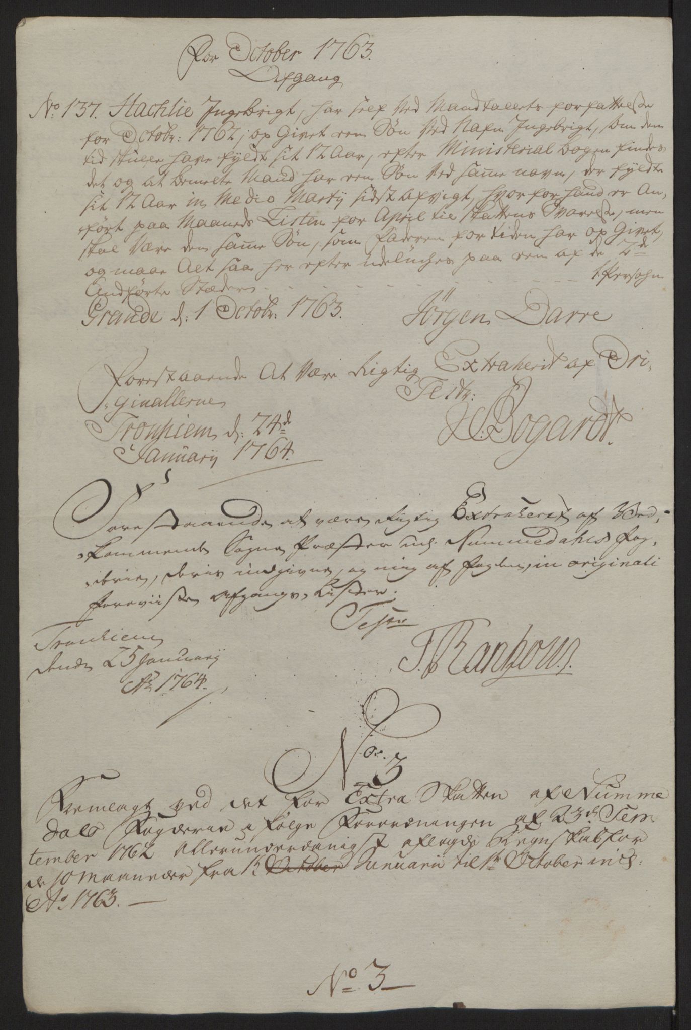 Rentekammeret inntil 1814, Reviderte regnskaper, Fogderegnskap, AV/RA-EA-4092/R64/L4502: Ekstraskatten Namdal, 1762-1772, p. 71