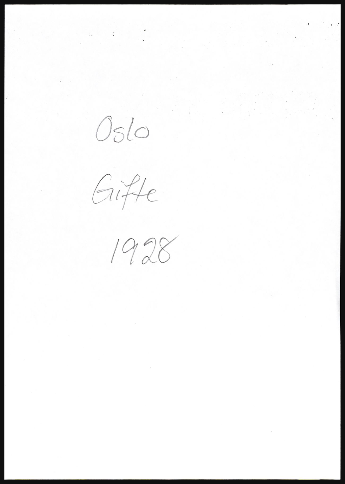 Statistisk sentralbyrå, Sosiodemografiske emner, Befolkning, AV/RA-S-2228/D/Df/Dfc/Dfch/L0008: Oslo, 1928, p. 1