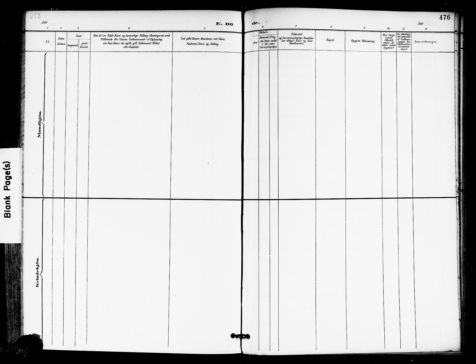 Moss prestekontor Kirkebøker, AV/SAO-A-2003/F/Fb/L0003: Parish register (official) no. II 3, 1894-1901, p. 476