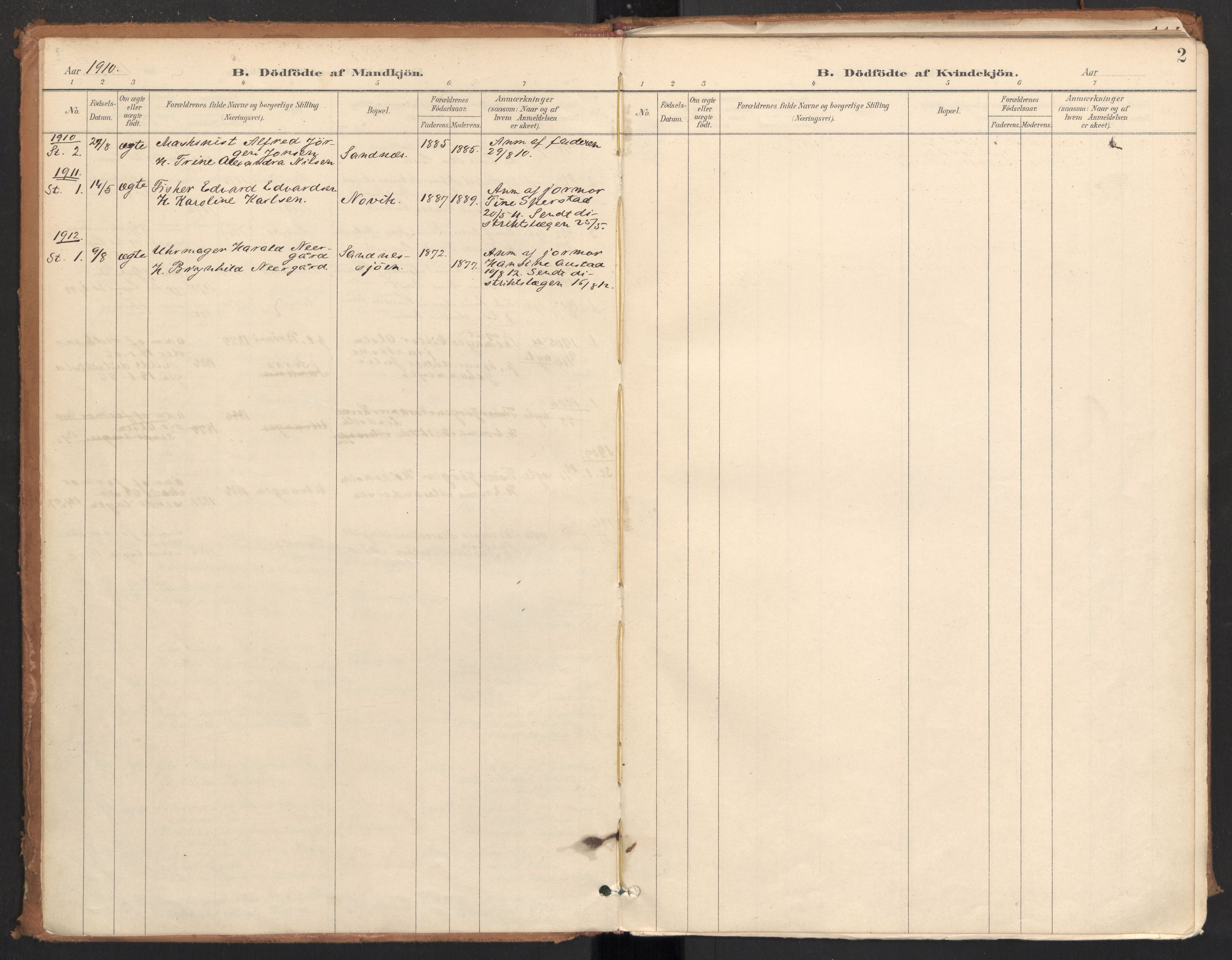 Ministerialprotokoller, klokkerbøker og fødselsregistre - Nordland, AV/SAT-A-1459/831/L0472: Parish register (official) no. 831A03, 1897-1912, p. 2