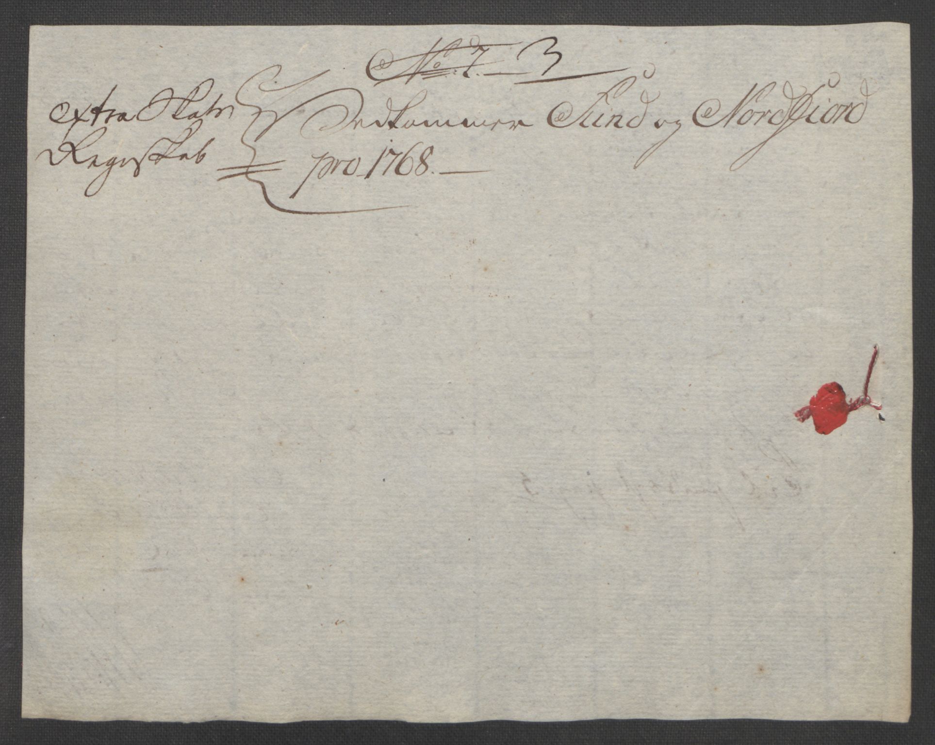 Rentekammeret inntil 1814, Reviderte regnskaper, Fogderegnskap, AV/RA-EA-4092/R53/L3550: Ekstraskatten Sunn- og Nordfjord, 1762-1771, p. 231