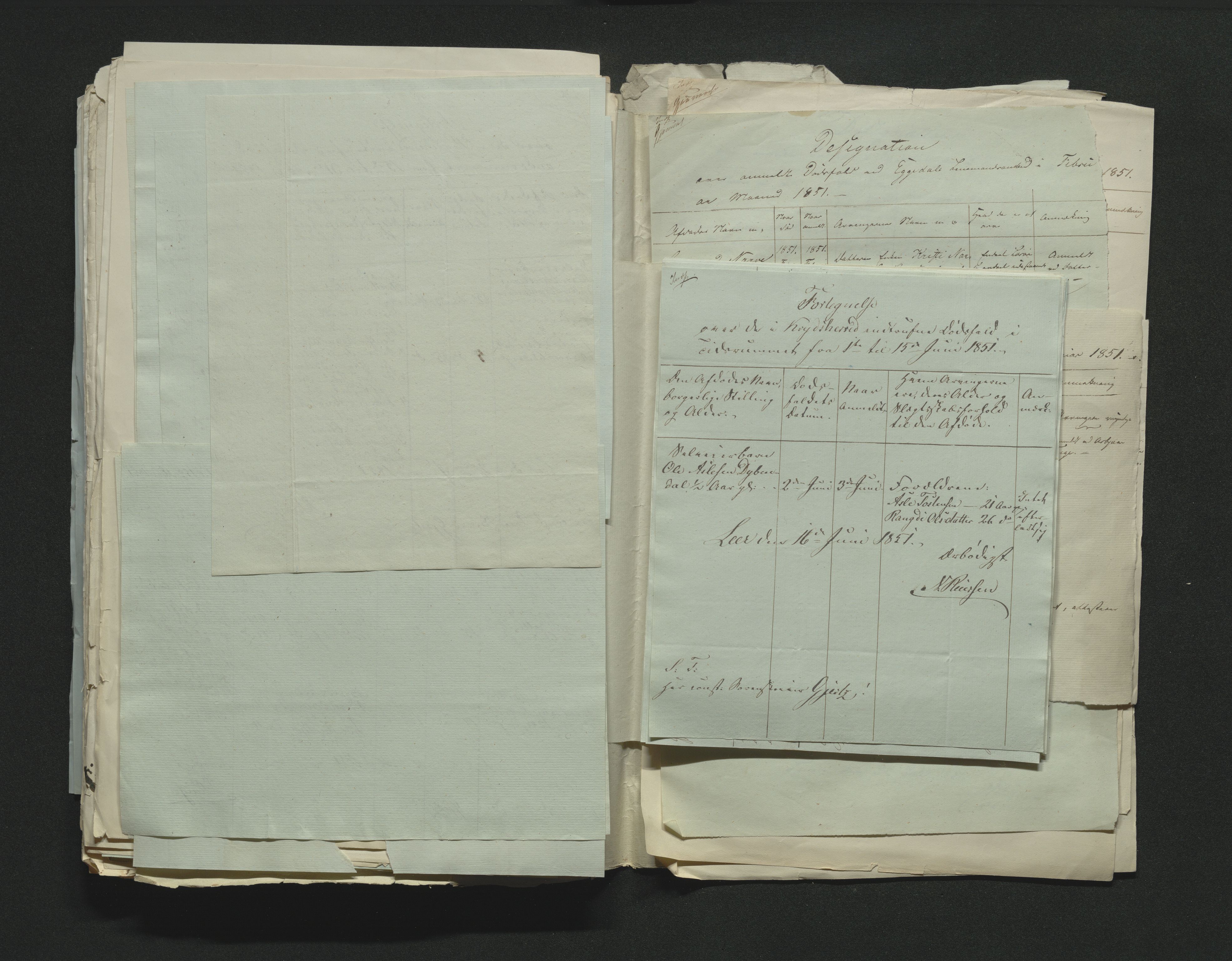 Eiker, Modum og Sigdal sorenskriveri, AV/SAKO-A-123/H/Ha/Hab/L0008: Dødsfallsmeldinger, 1850-1853