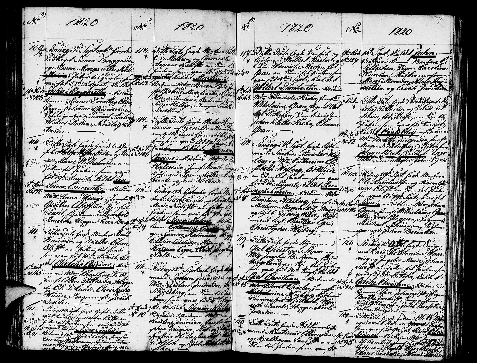 Nykirken Sokneprestembete, SAB/A-77101/H/Haa/L0006: Parish register (official) no. A 6, 1808-1820, p. 71