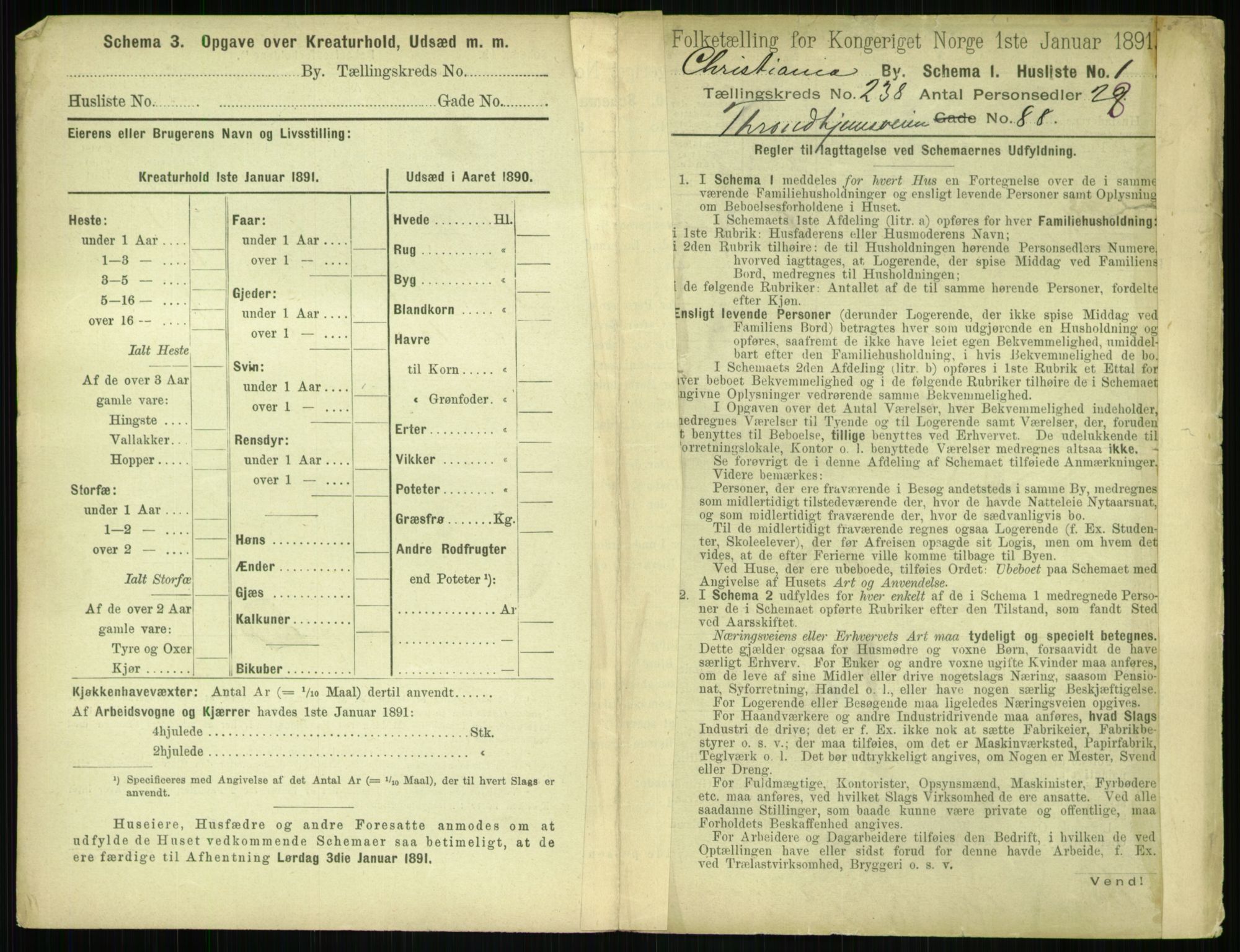 RA, 1891 census for 0301 Kristiania, 1891, p. 144709