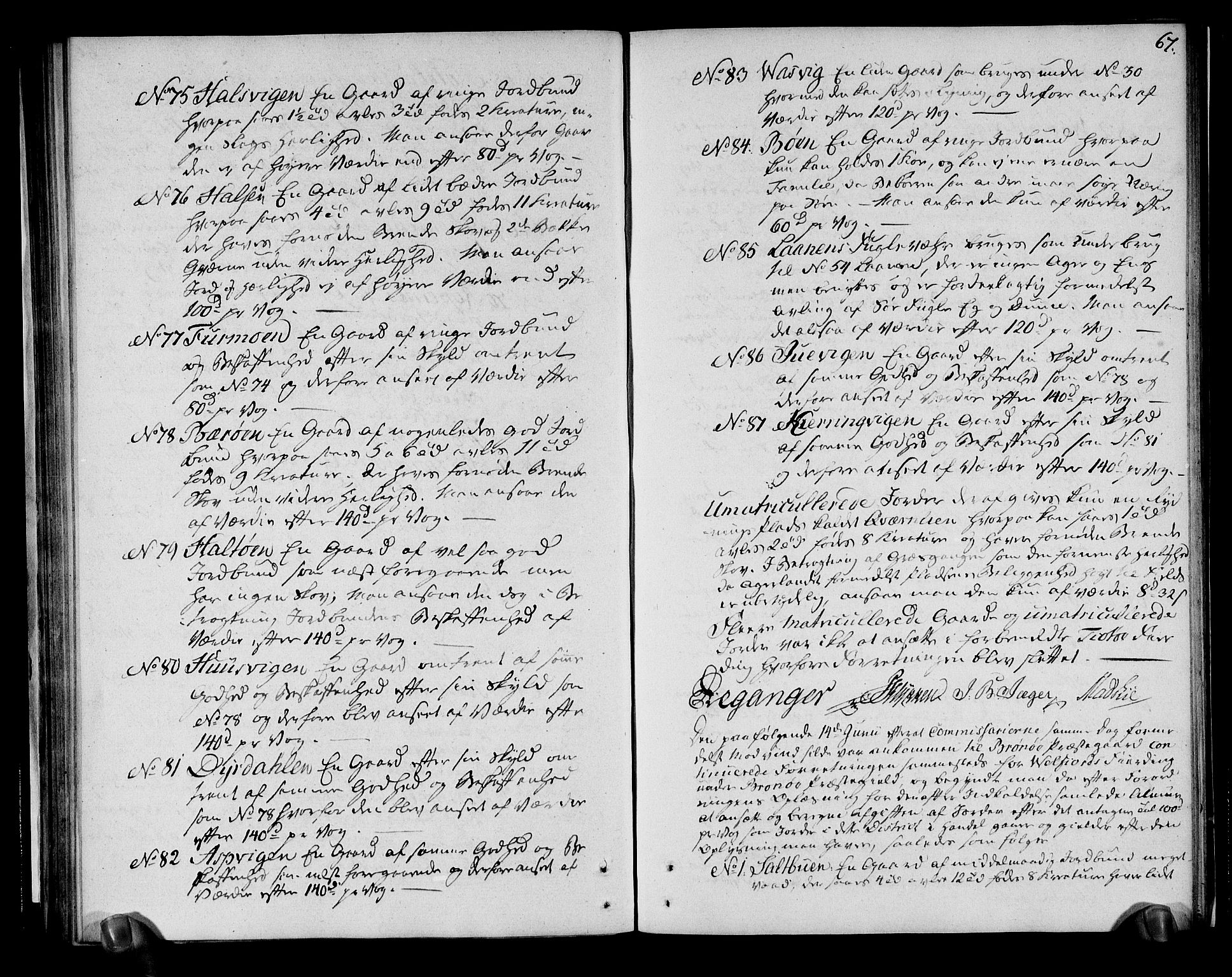 Rentekammeret inntil 1814, Realistisk ordnet avdeling, AV/RA-EA-4070/N/Ne/Nea/L0156: Helgeland fogderi. Deliberasjonsprotokoll, 1803, p. 69