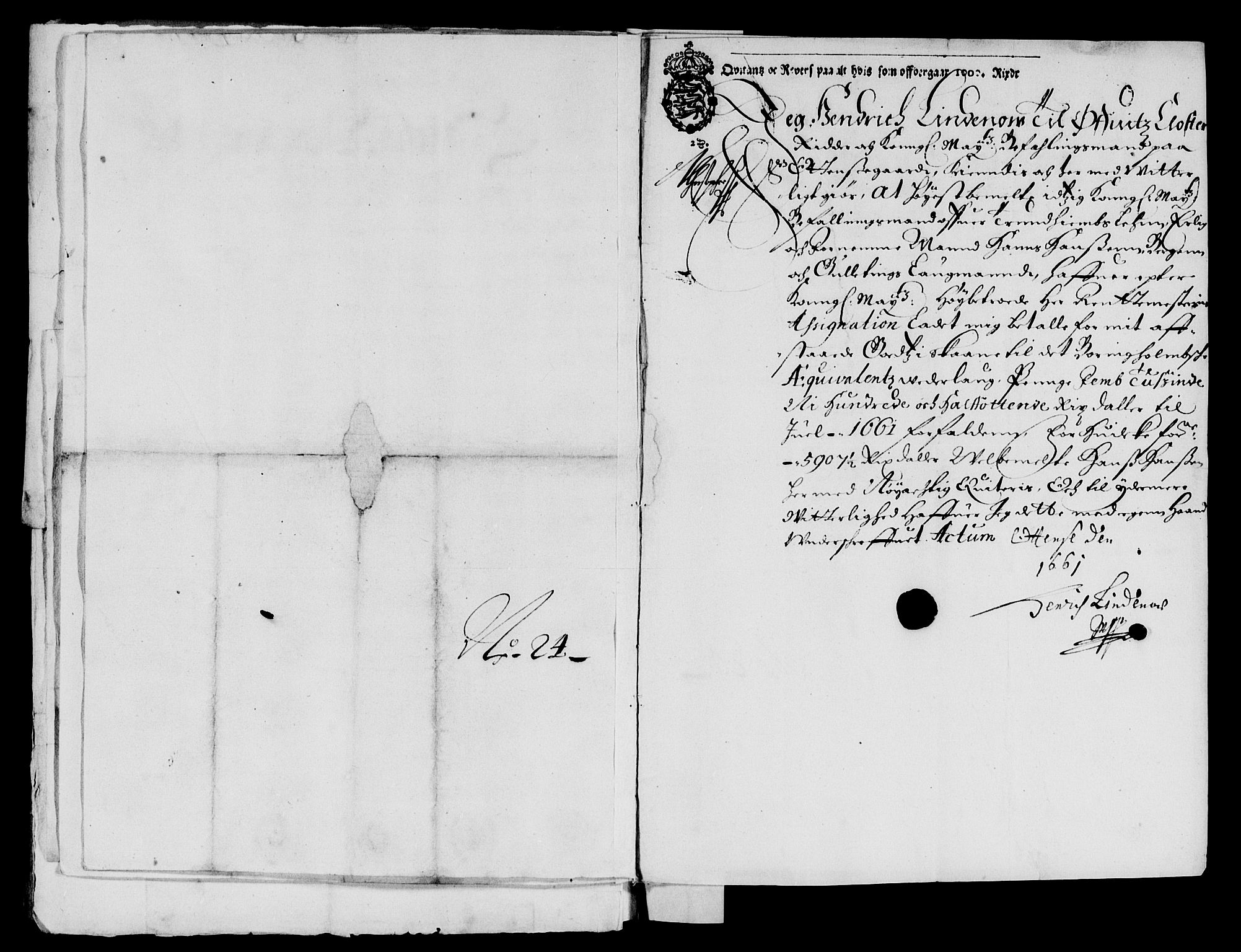 Rentekammeret inntil 1814, Reviderte regnskaper, Lensregnskaper, AV/RA-EA-5023/R/Rb/Rbw/L0148: Trondheim len, 1661