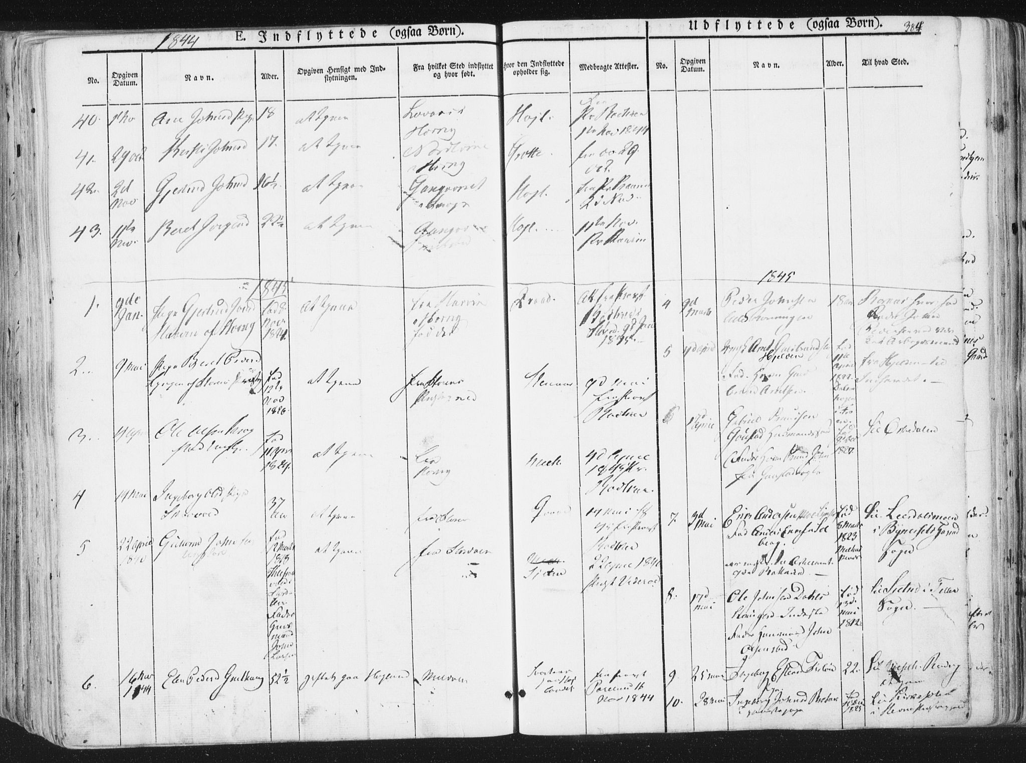 Ministerialprotokoller, klokkerbøker og fødselsregistre - Sør-Trøndelag, SAT/A-1456/691/L1074: Parish register (official) no. 691A06, 1842-1852, p. 384
