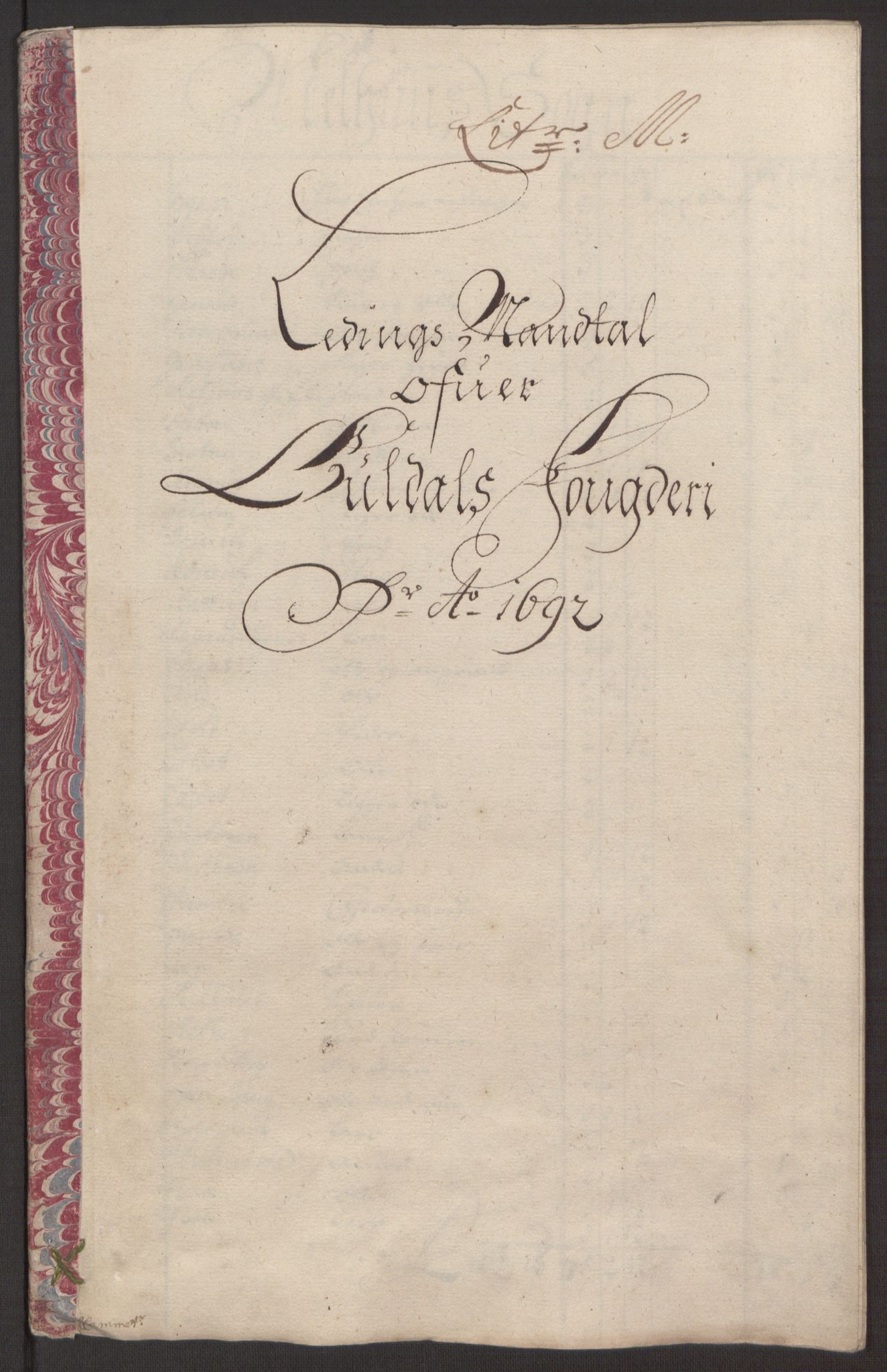 Rentekammeret inntil 1814, Reviderte regnskaper, Fogderegnskap, RA/EA-4092/R59/L3942: Fogderegnskap Gauldal, 1692, p. 167