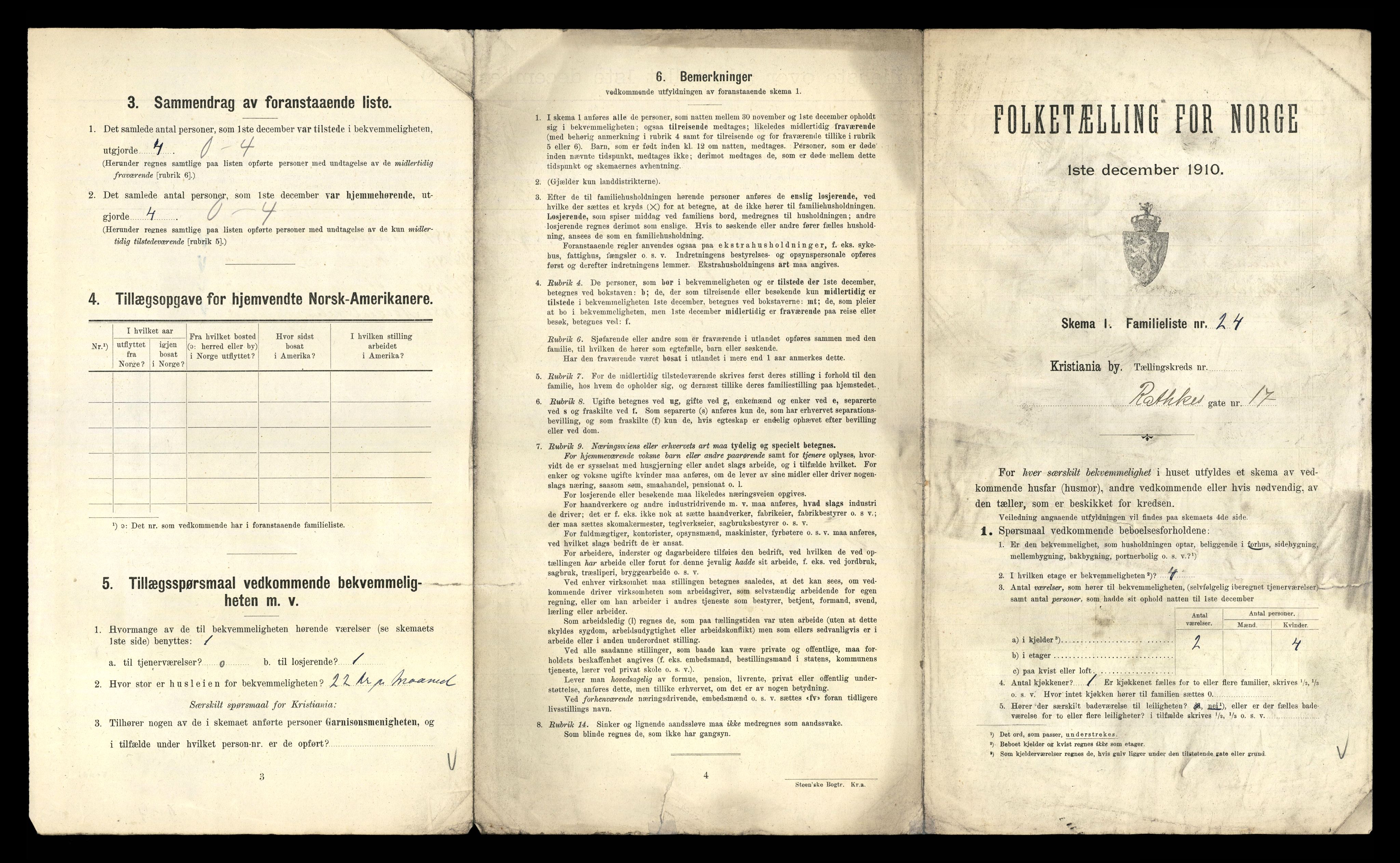 RA, 1910 census for Kristiania, 1910, p. 79811