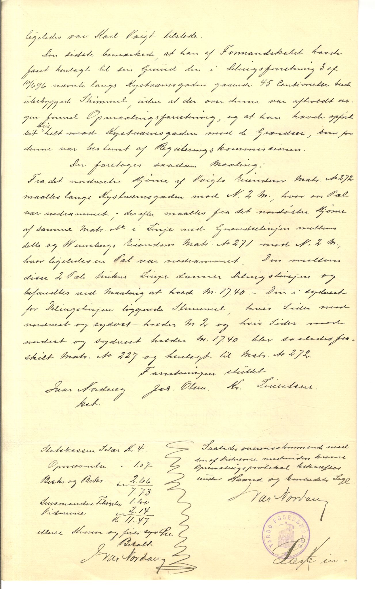 Brodtkorb handel A/S, VAMU/A-0001/Q/Qb/L0001: Skjøter og grunnbrev i Vardø by, 1822-1943, p. 317