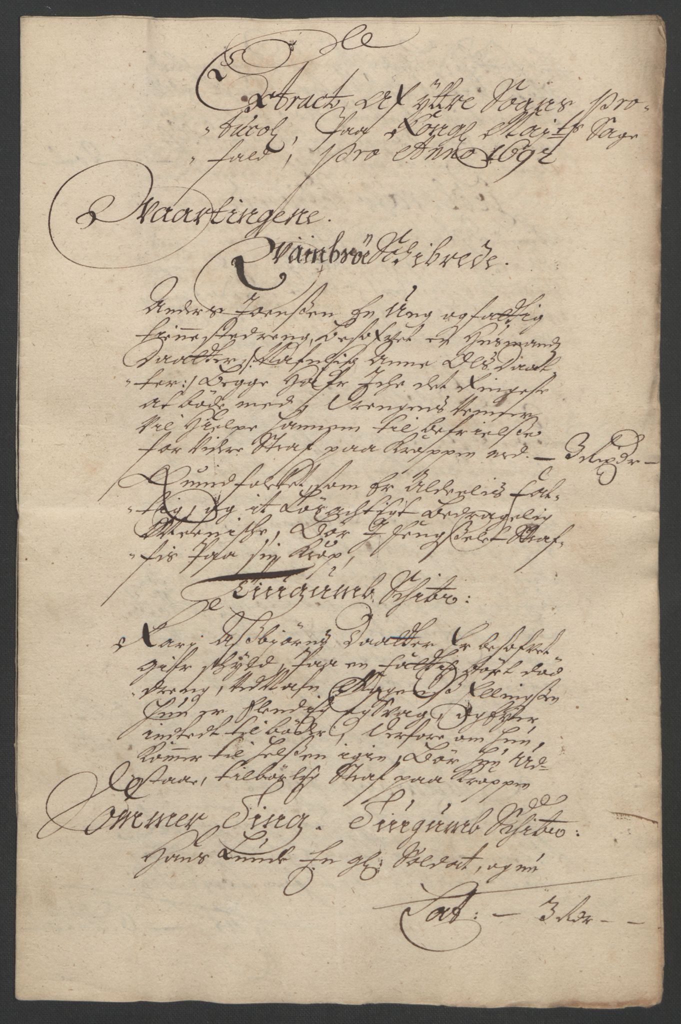 Rentekammeret inntil 1814, Reviderte regnskaper, Fogderegnskap, AV/RA-EA-4092/R52/L3306: Fogderegnskap Sogn, 1691-1692, p. 363