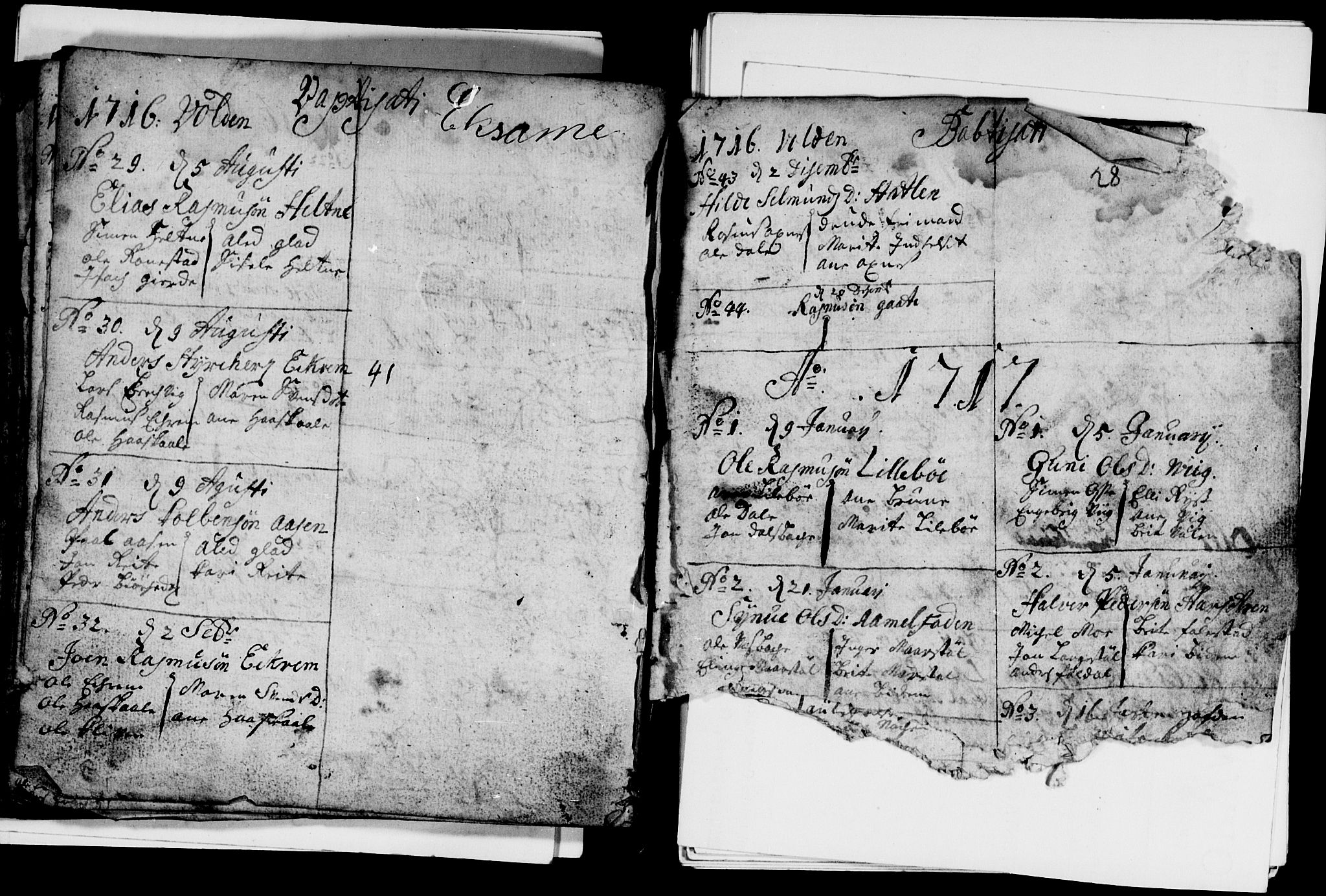 Ministerialprotokoller, klokkerbøker og fødselsregistre - Møre og Romsdal, AV/SAT-A-1454/511/L0134: Parish register (official) no. 511A01, 1713-1720, p. 28