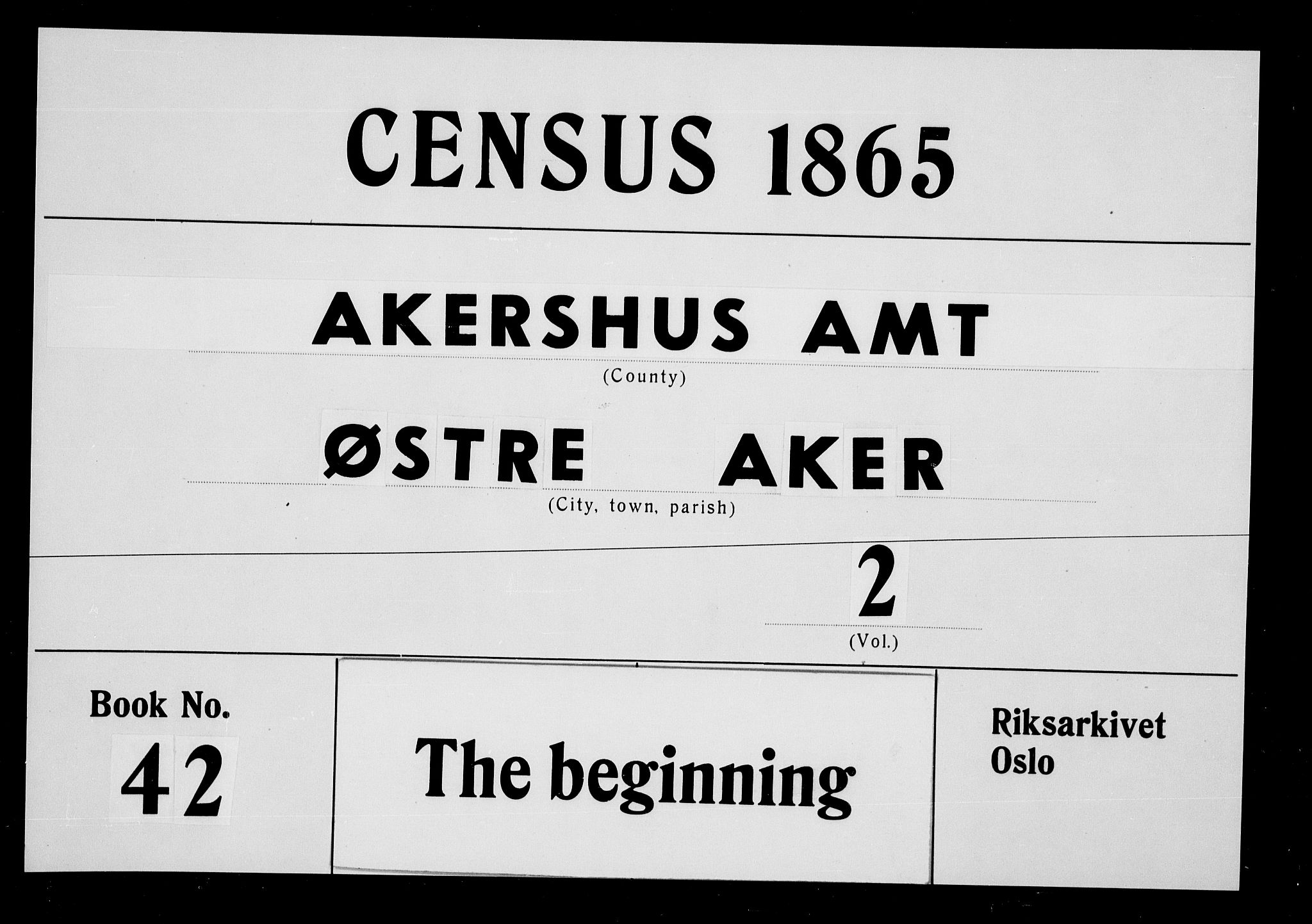 RA, 1865 census for Østre Aker, 1865, p. 222