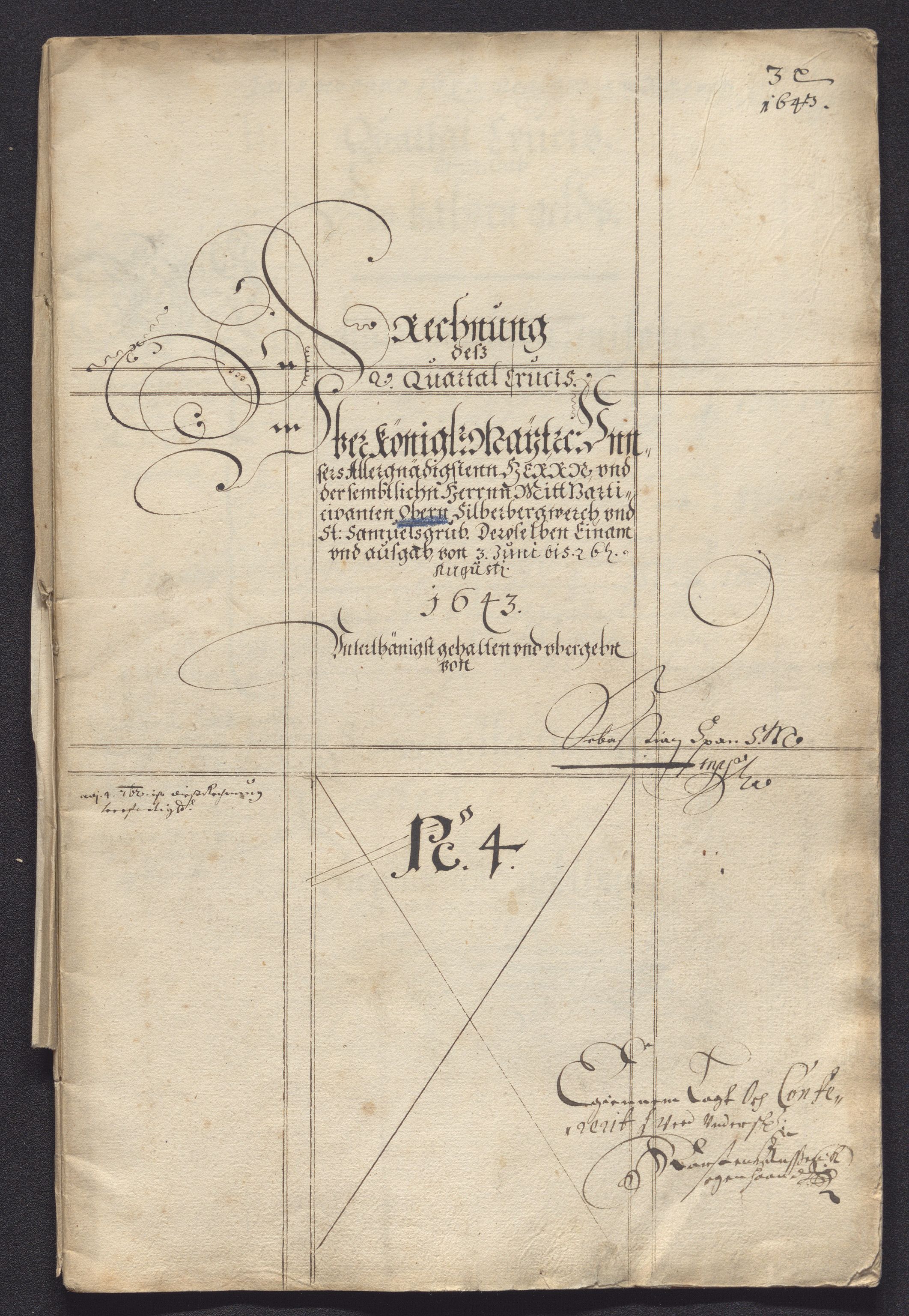 Kongsberg Sølvverk 1623-1816, SAKO/EA-3135/001/D/Dc/Dcd/L0020: Utgiftsregnskap for gruver m.m., 1643-1645, p. 56