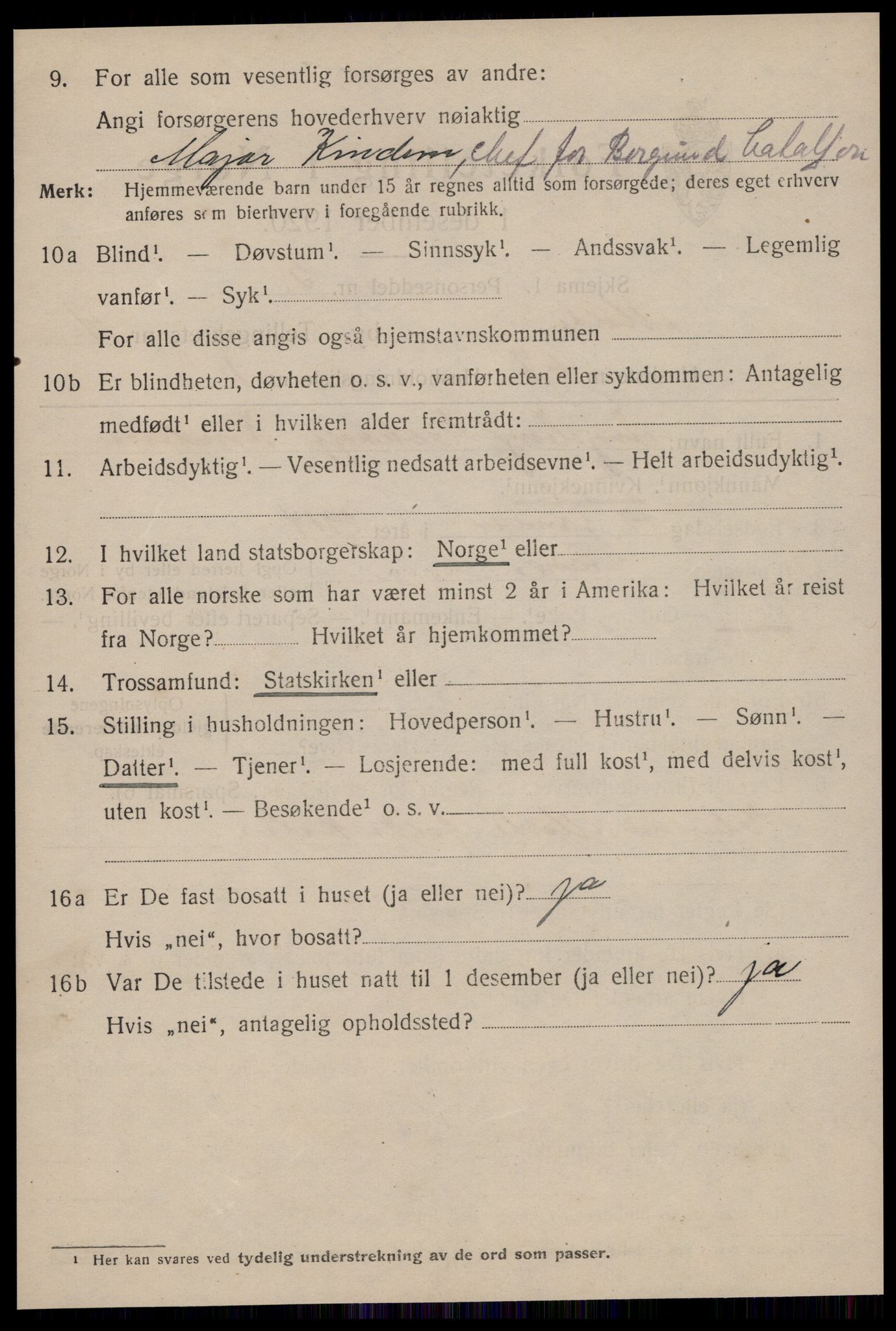 SAT, 1920 census for Molde, 1920, p. 6268