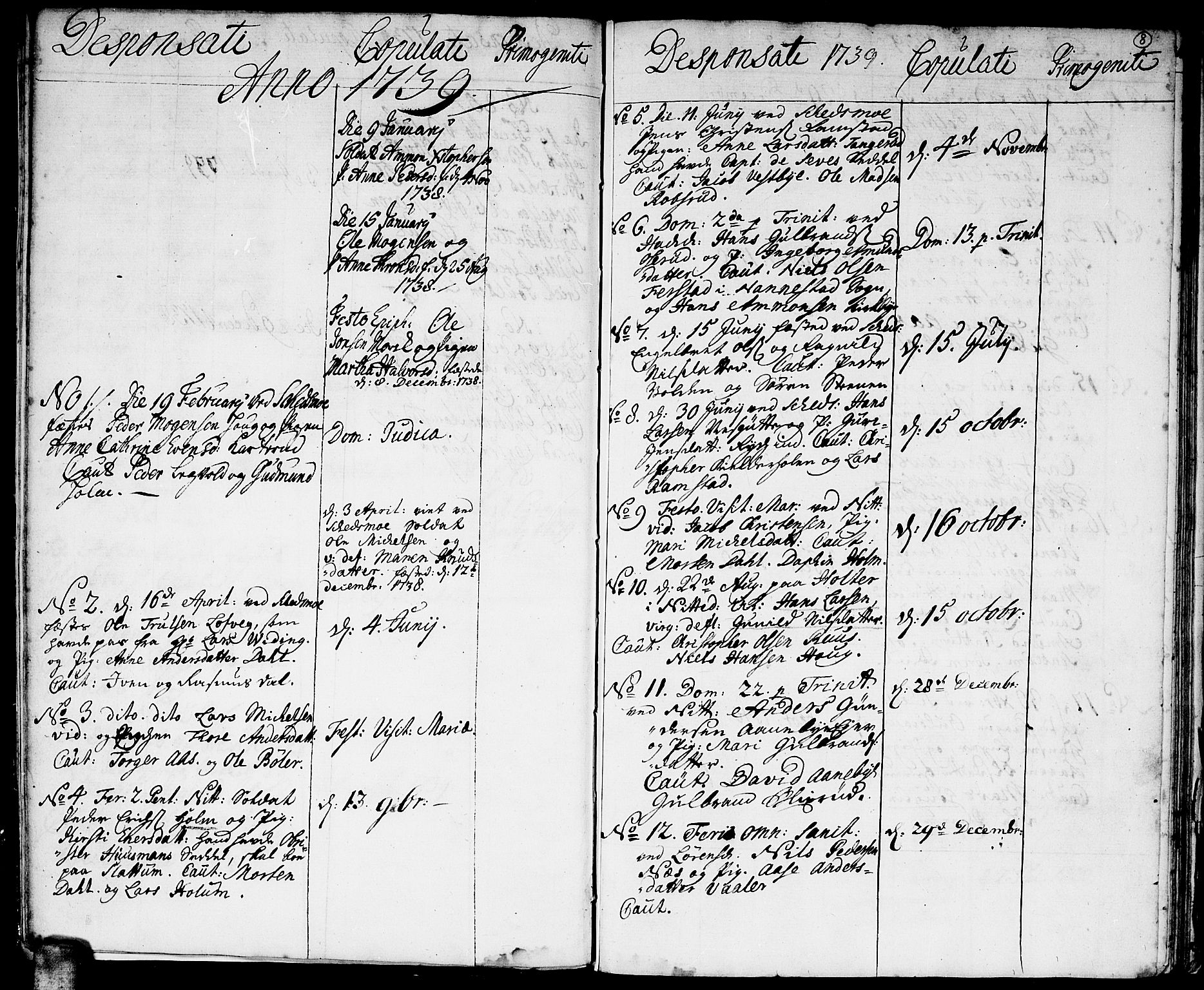 Skedsmo prestekontor Kirkebøker, SAO/A-10033a/F/Fa/L0004: Parish register (official) no. I 4, 1737-1768, p. 8