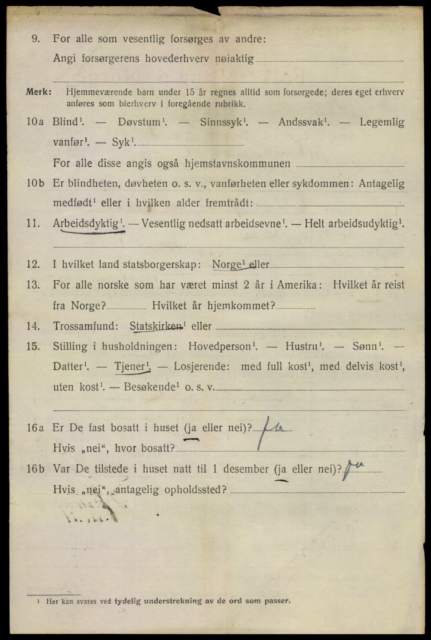 SAKO, 1920 census for Holmestrand, 1920, p. 5091