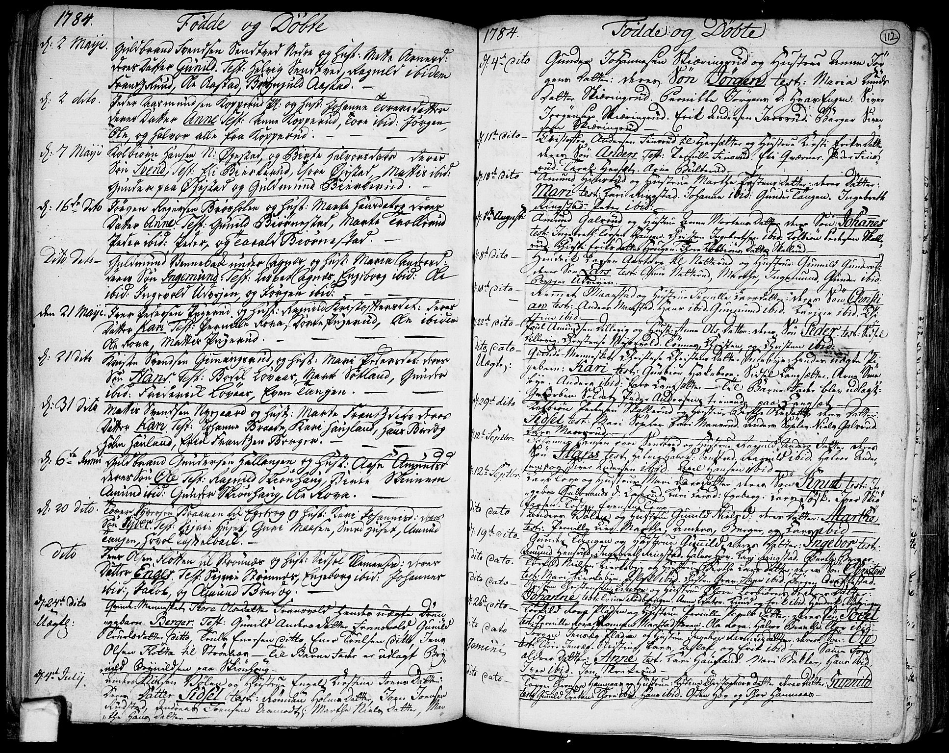 Trøgstad prestekontor Kirkebøker, AV/SAO-A-10925/F/Fa/L0004: Parish register (official) no. I 4, 1750-1784, p. 112