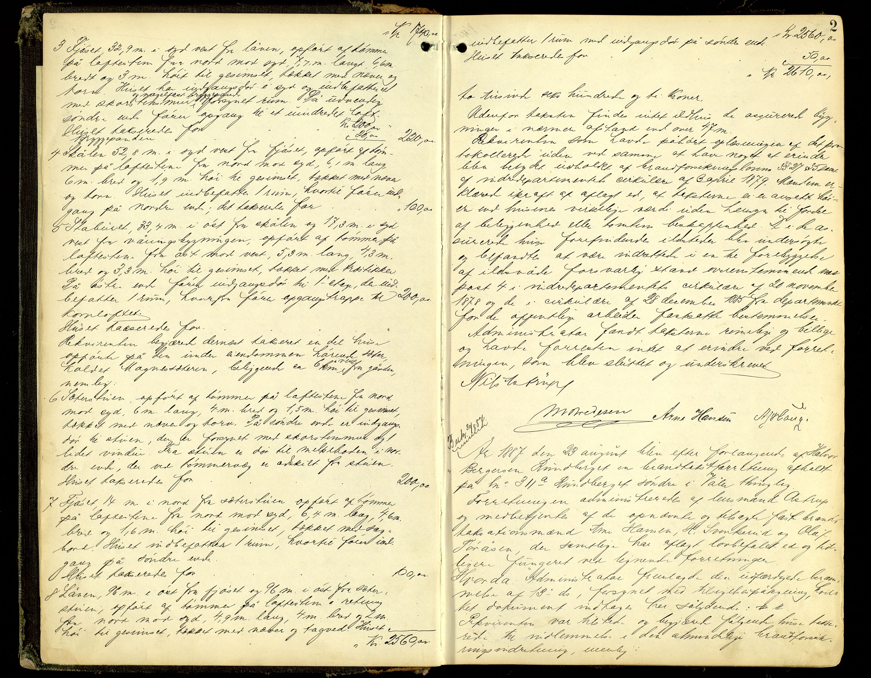 Norges Brannkasse, Våler, Hedmark, AV/SAH-NBRANV-019/F/L0003: Branntakstprotokoll, 1887-1913, p. 1b-2a