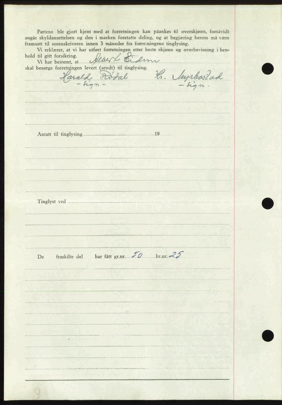 Romsdal sorenskriveri, AV/SAT-A-4149/1/2/2C: Mortgage book no. A27, 1948-1948, Diary no: : 2339/1948