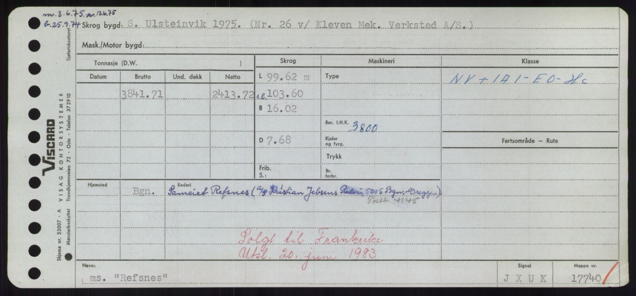 Sjøfartsdirektoratet med forløpere, Skipsmålingen, AV/RA-S-1627/H/Hd/L0030: Fartøy, Q-Riv, p. 315