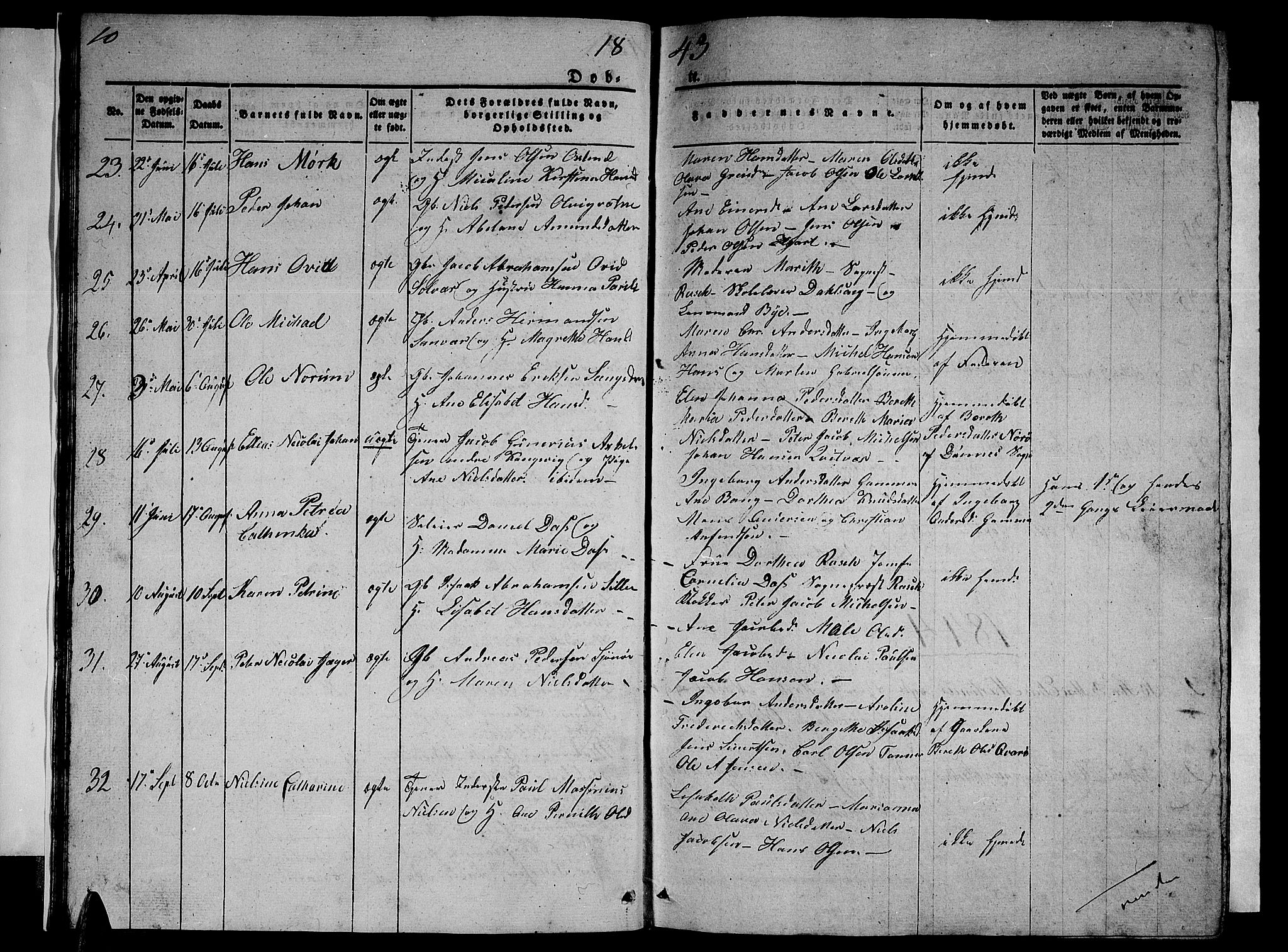 Ministerialprotokoller, klokkerbøker og fødselsregistre - Nordland, AV/SAT-A-1459/839/L0572: Parish register (copy) no. 839C02, 1841-1873, p. 10