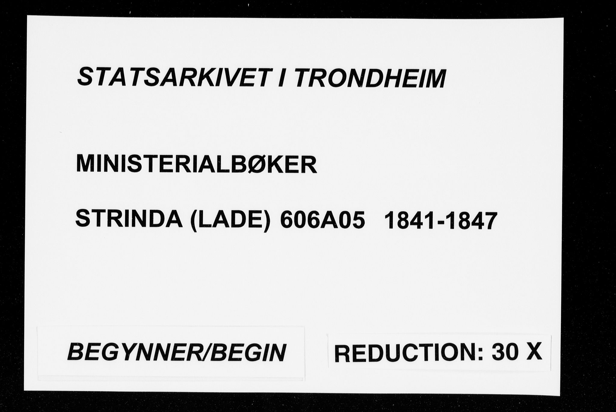 Ministerialprotokoller, klokkerbøker og fødselsregistre - Sør-Trøndelag, SAT/A-1456/606/L0290: Parish register (official) no. 606A05, 1841-1847