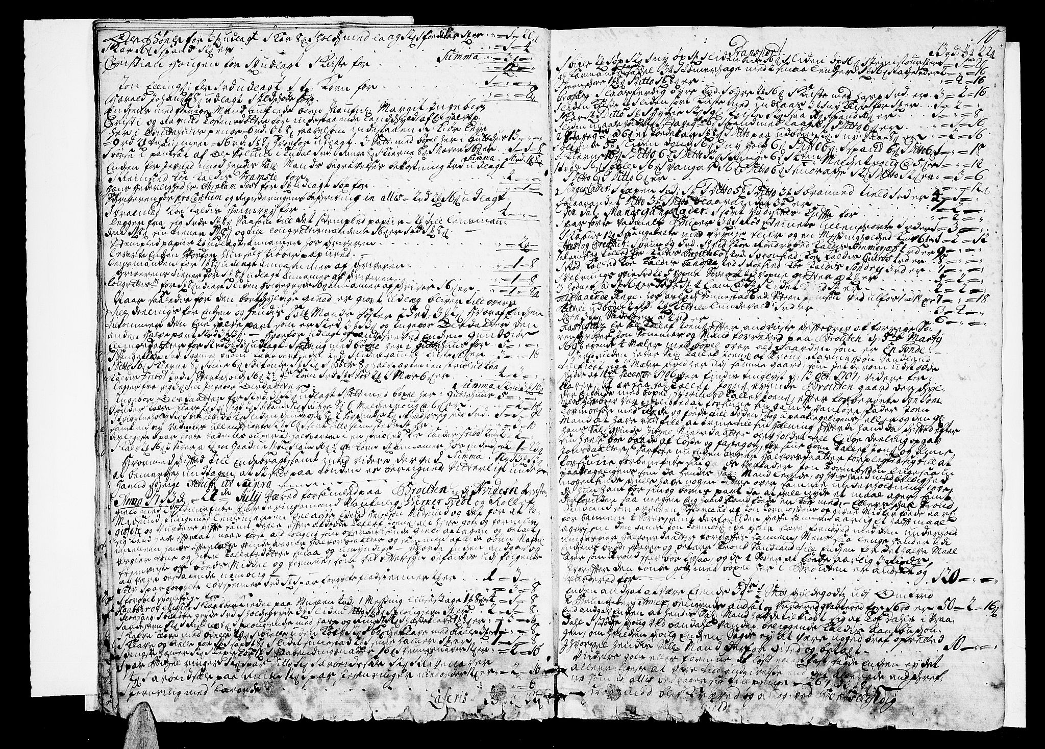 Øvre Telemark østfjelske sorenskriveri, AV/SAKO-A-213/H/Hb/Hba/L0006: Skifteprotokoll, 1713-1714, p. 9b-10a